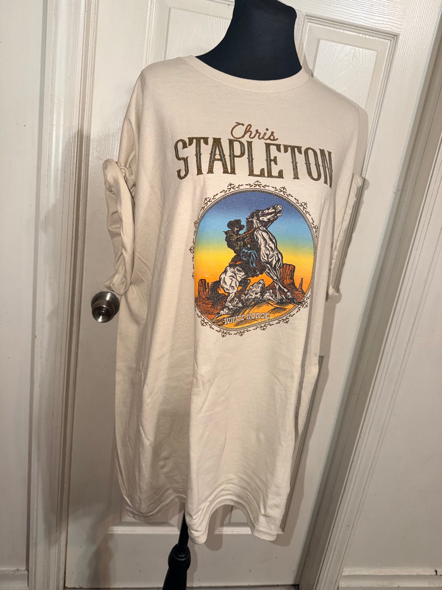 Chris Stapleton Oversized Distressed Tee