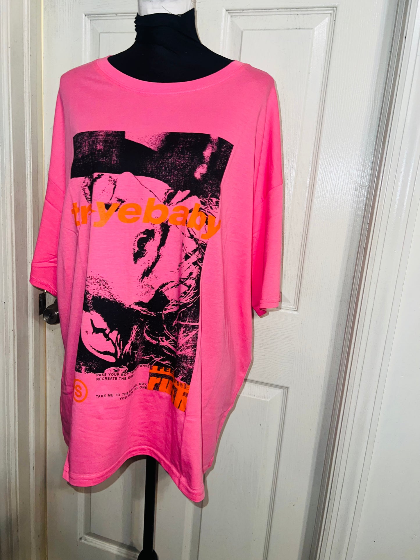 Troye Sivan Oversized Distressed Tee