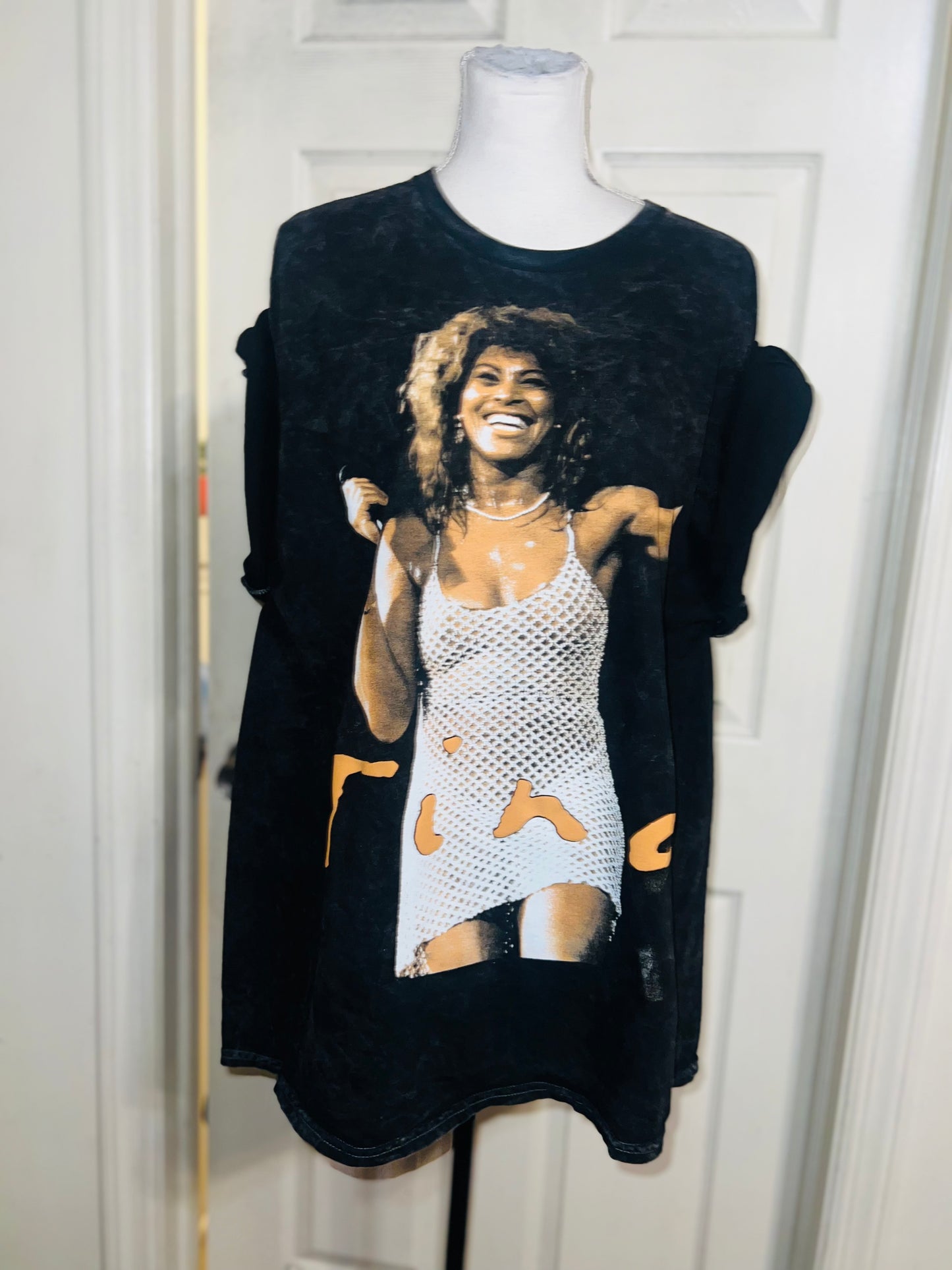 Tina Turner Oversized Distressed Tee