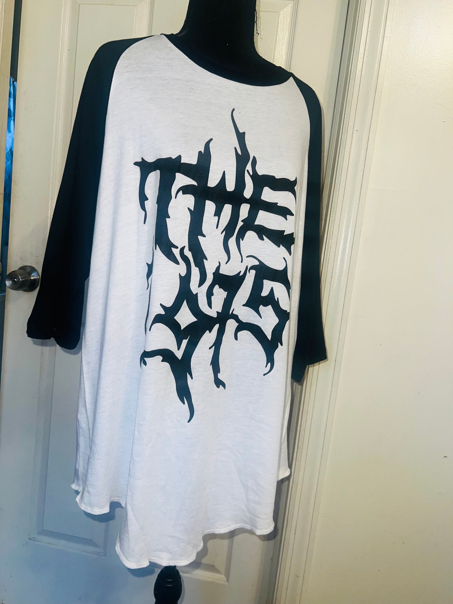 The 1975 Raglan Double Sided Oversized Tee (picture on back)