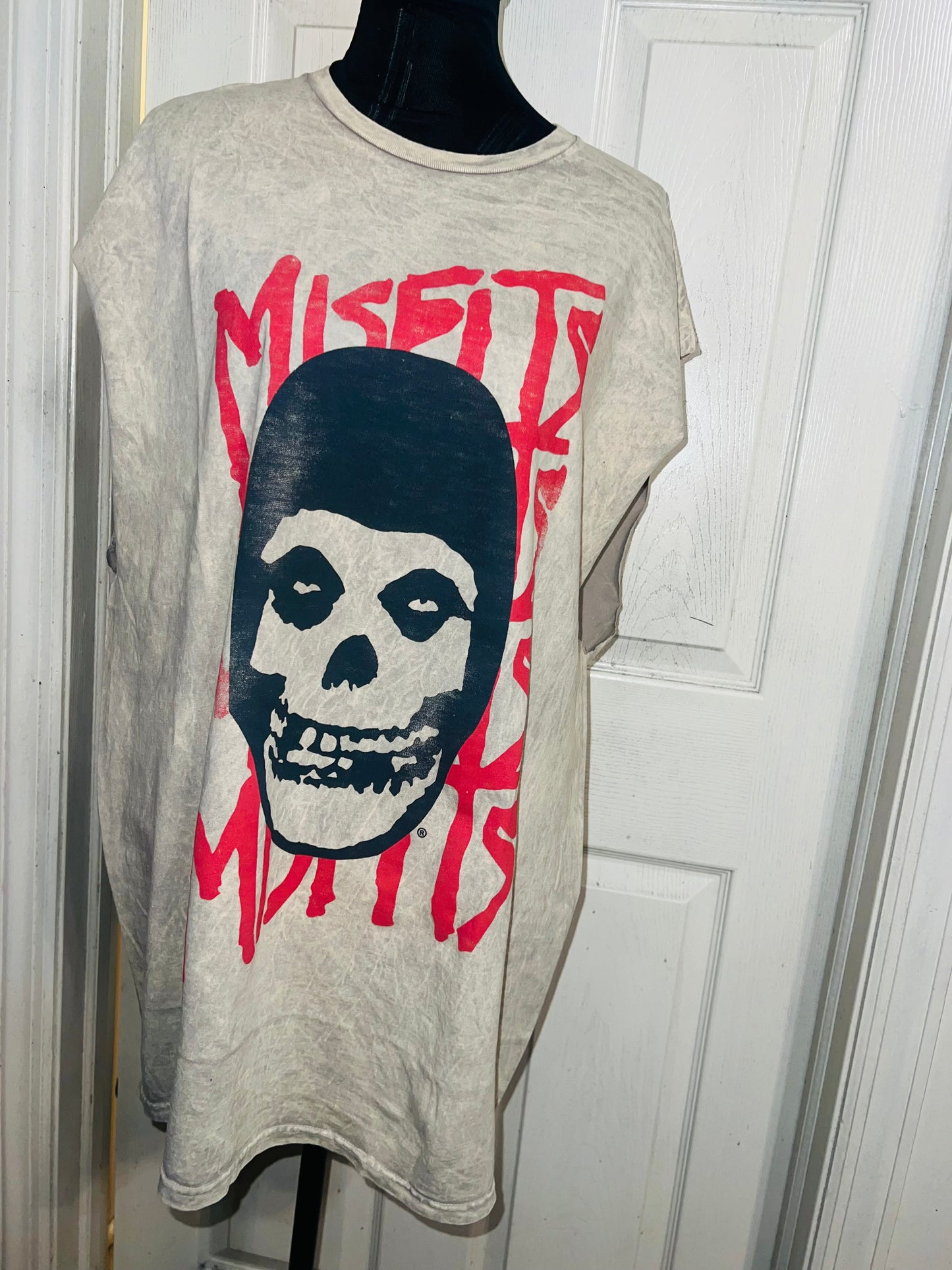 Misfits Oversized Distressed Muscle Tank