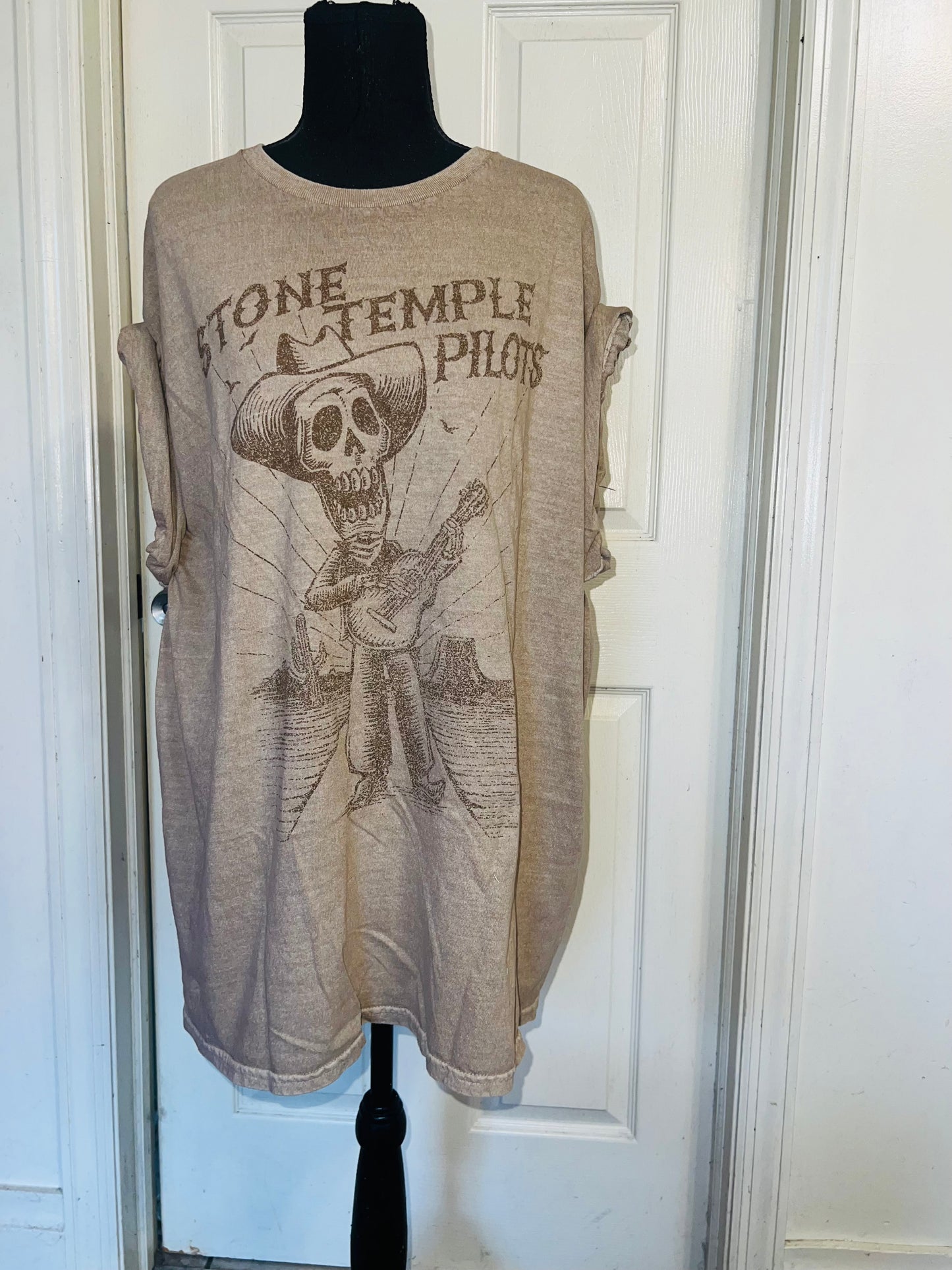 Stone Temple Pilots Oversized Distressed Tee