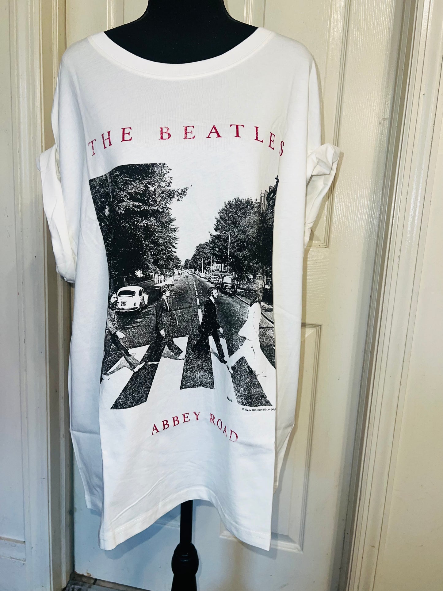 The Beatles Oversized Distressed Tee