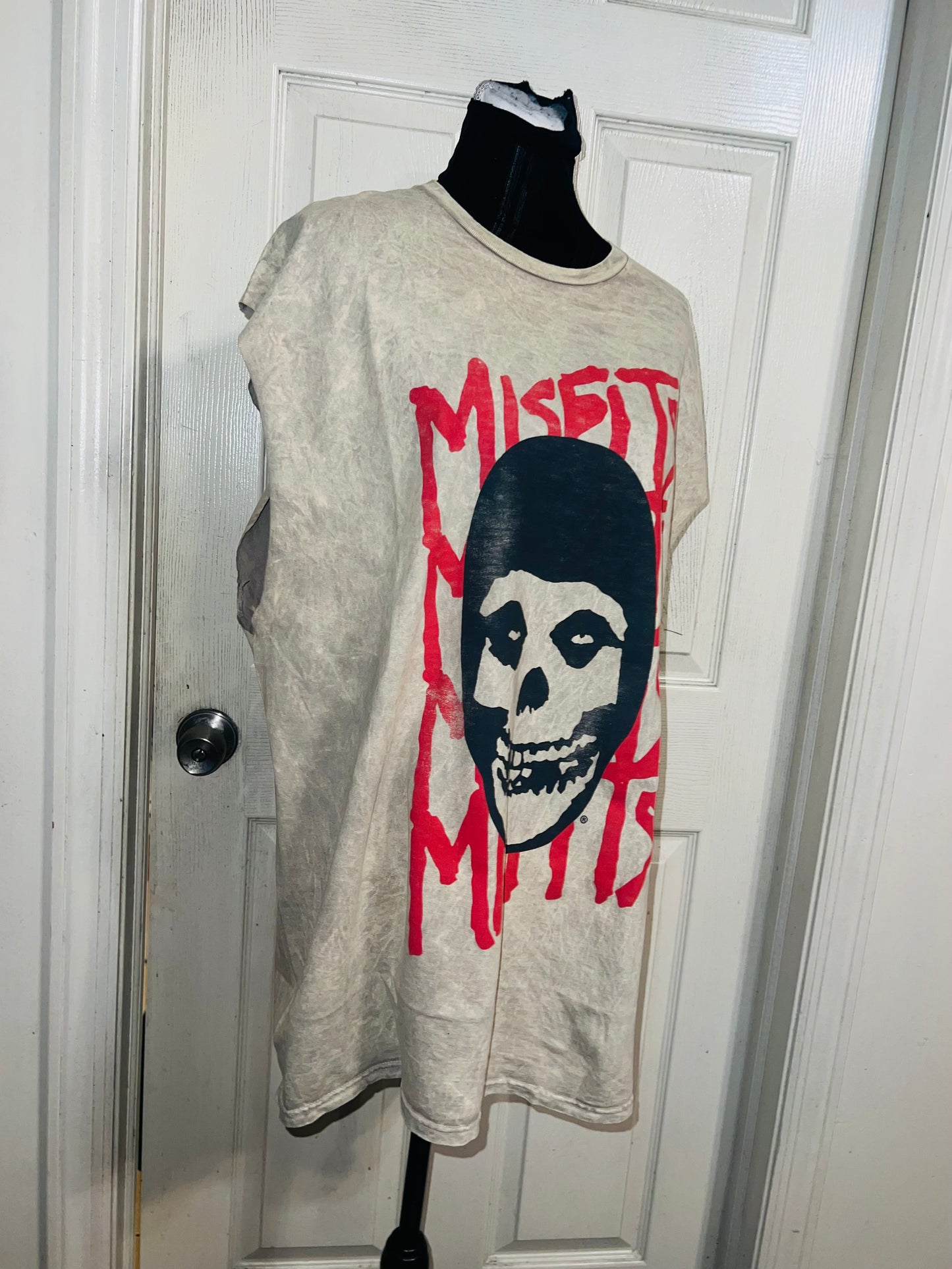Misfits Oversized Distressed Muscle Tank