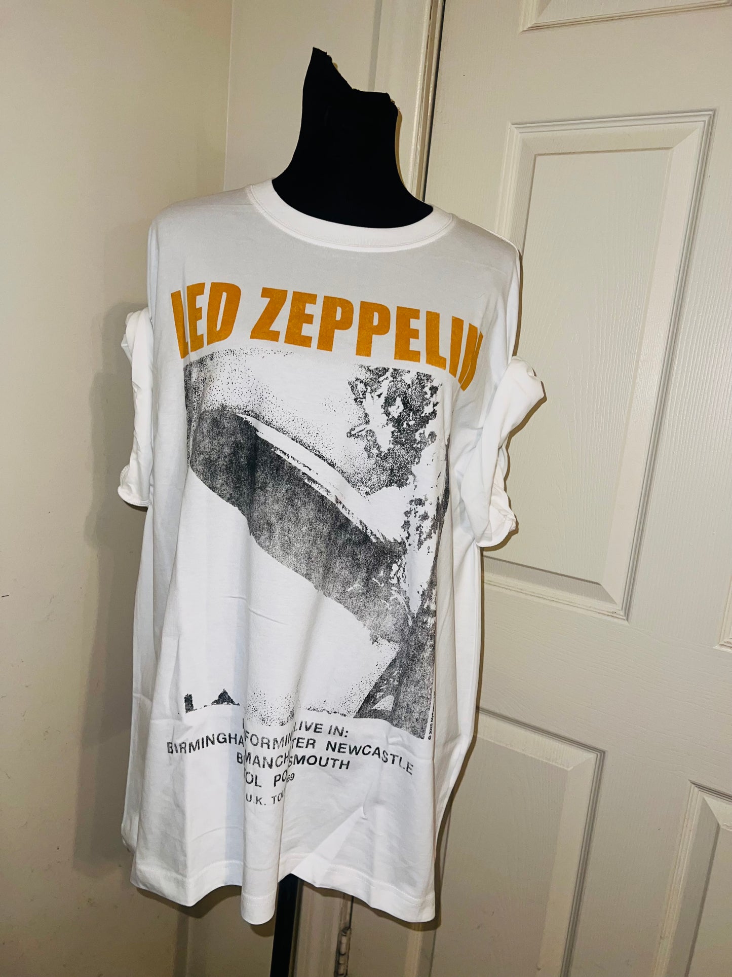 Led Zeppelin Oversized Distressed Tee