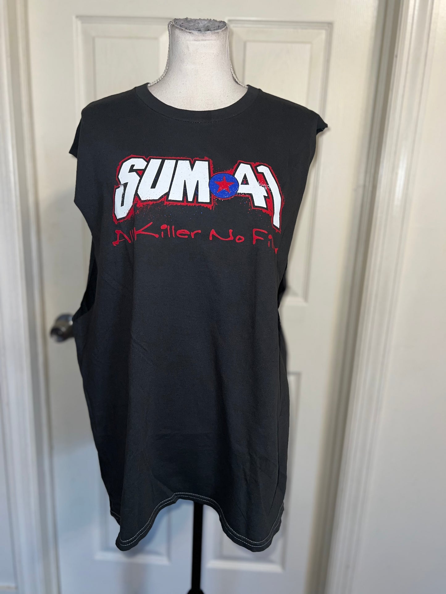 Sum 41 Double Sided Oversized Distressed Tank