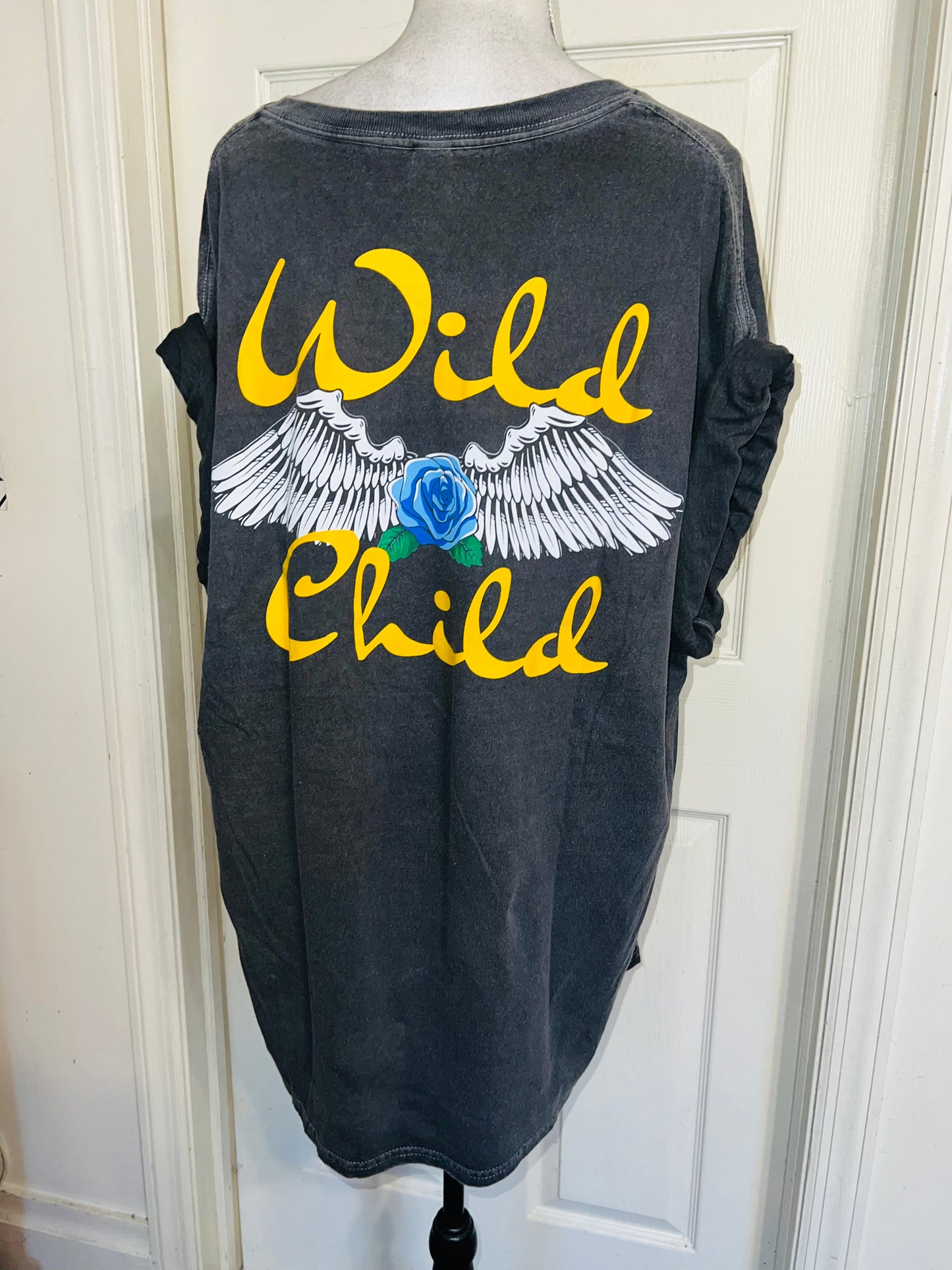 Betty Boop Wild Child Oversized Distressed Tee