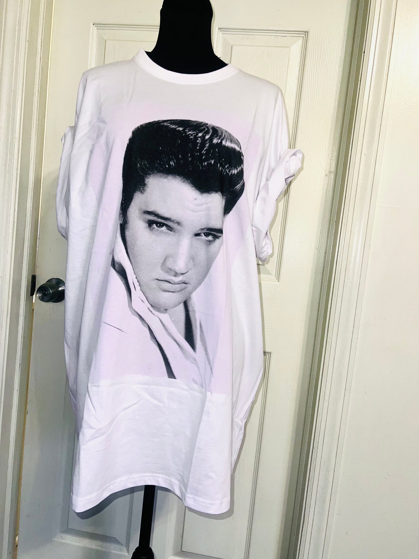 Elvis Oversized Distressed Tee