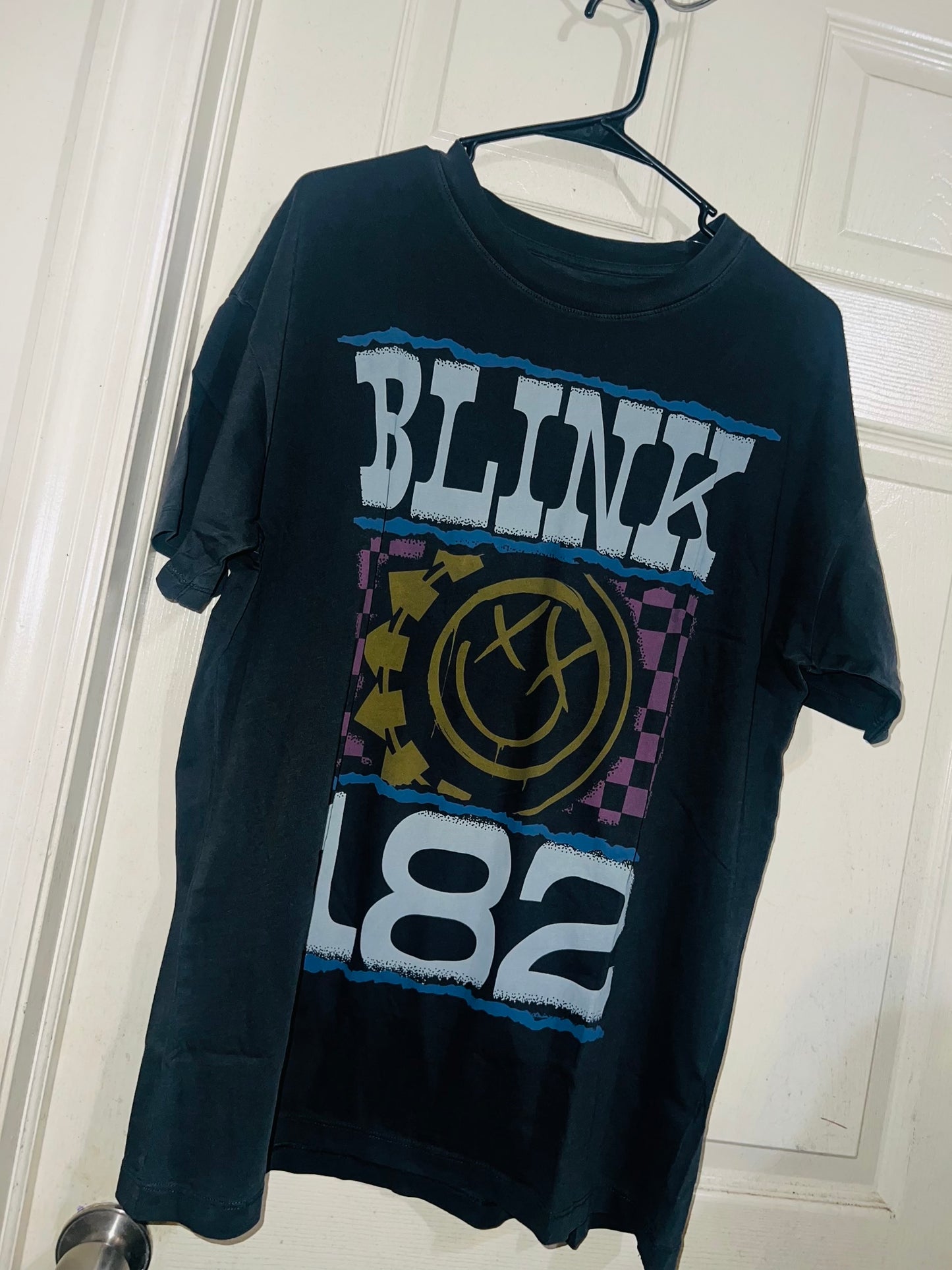 Blink 182 Oversized Distressed Tee