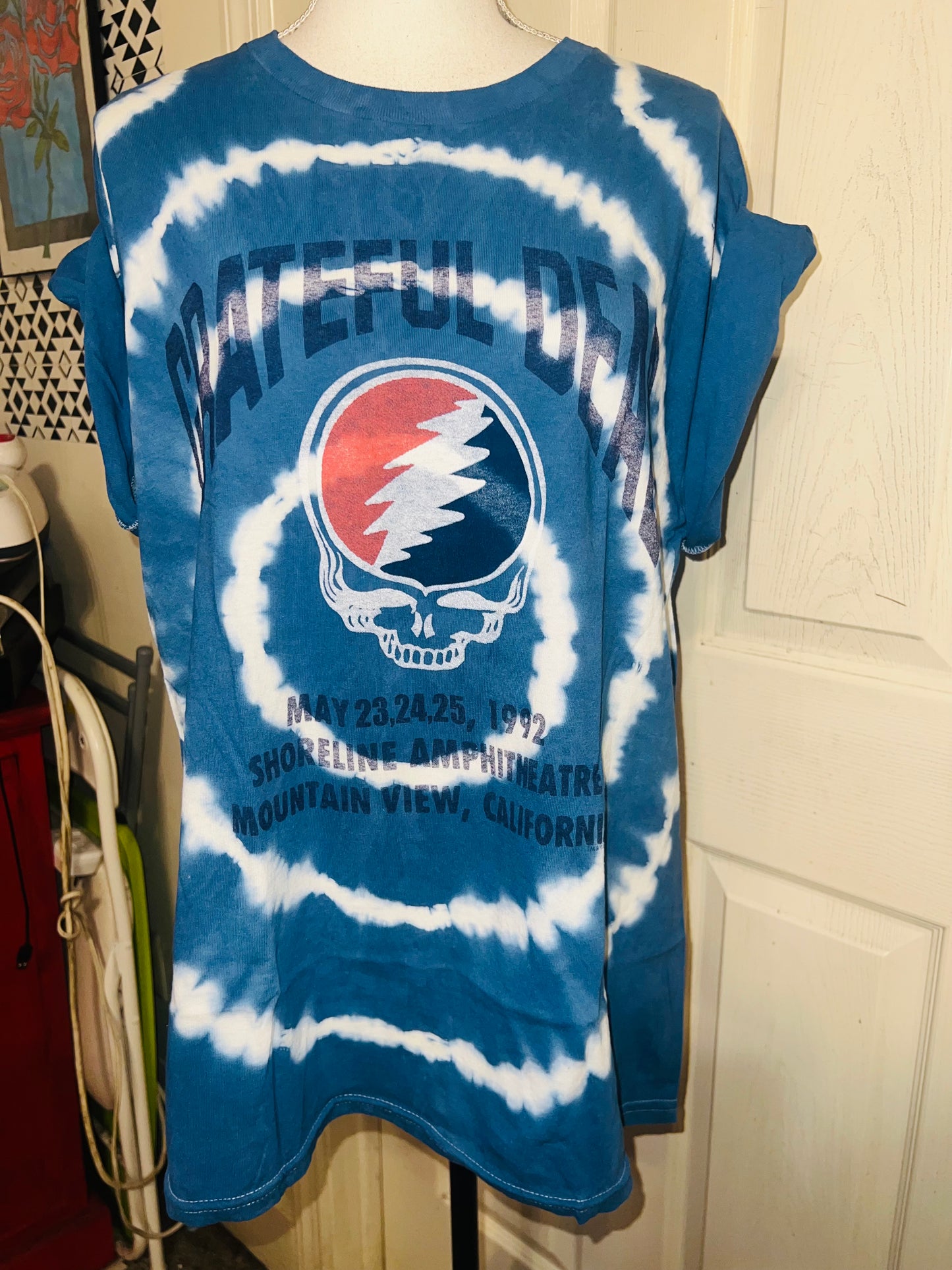 Grateful Dead Oversized Distressed Tee