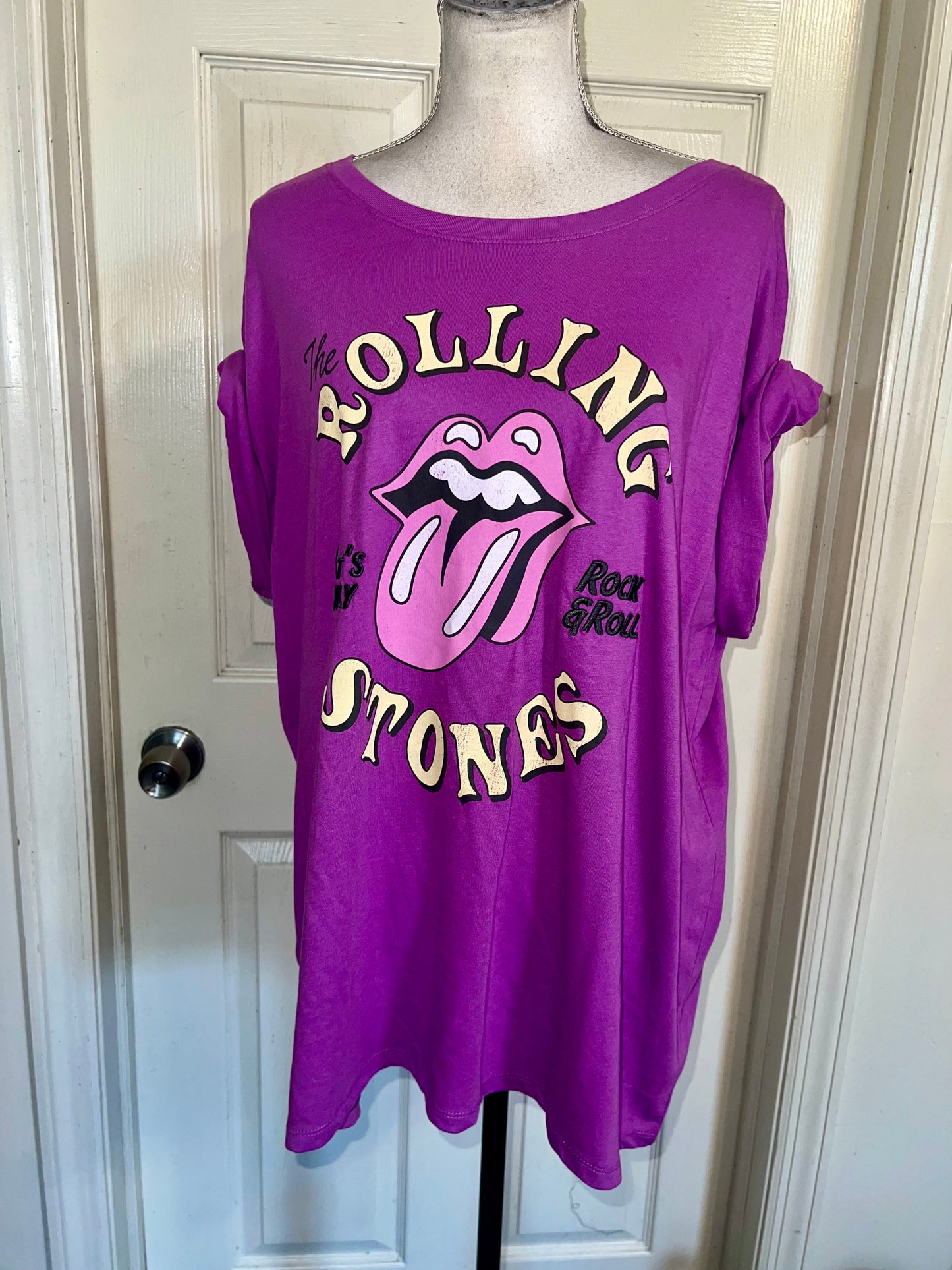 The Rolling Stones Oversized Distressed Tee