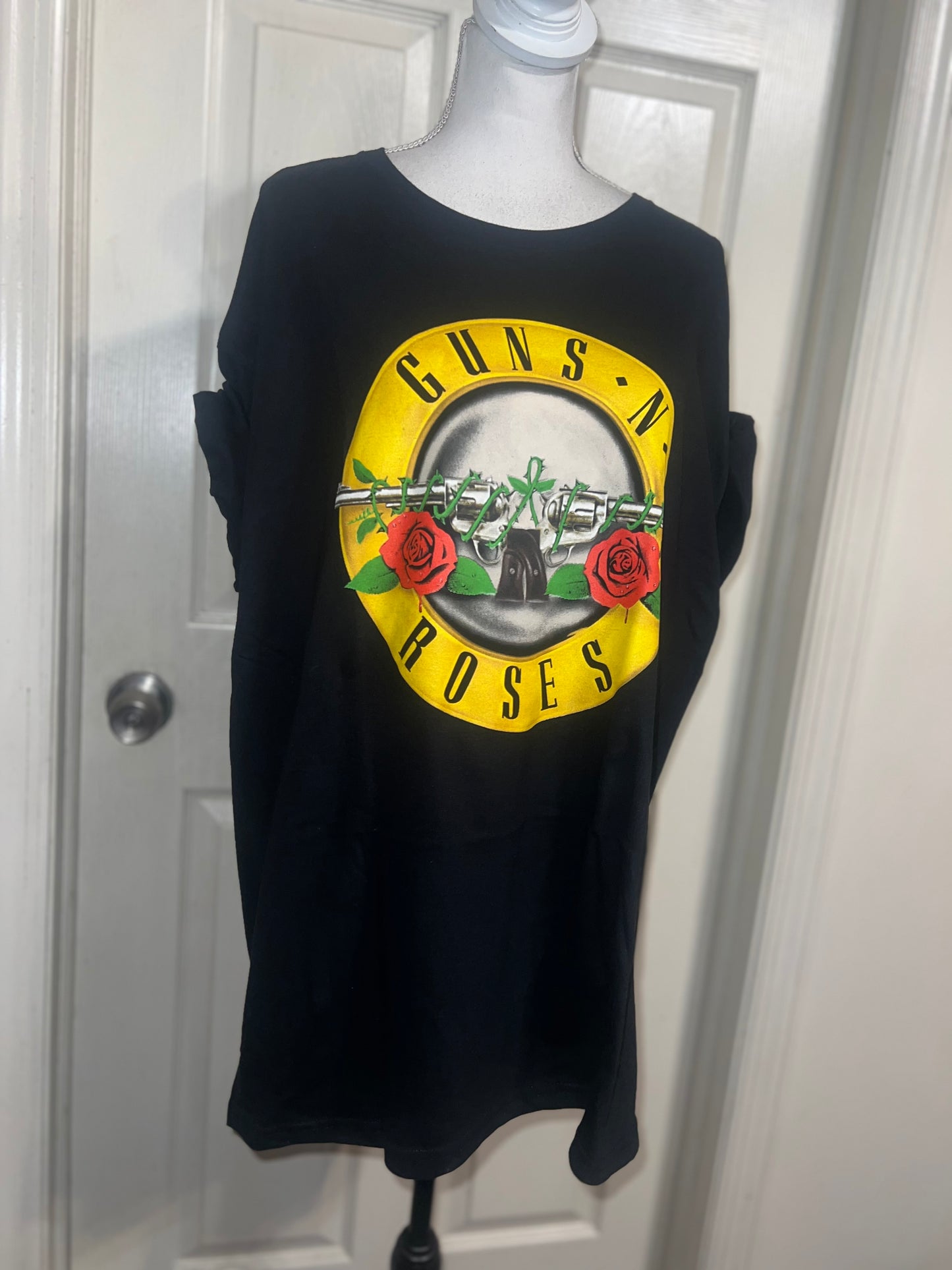 Guns n Roses Oversized Distressed Tee