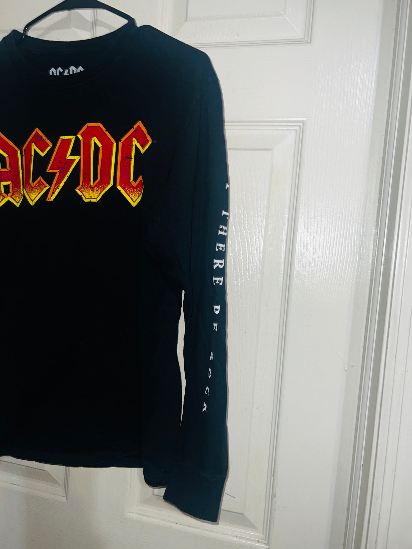 AC/DC Oversized Vintage Long Sleeve Tee