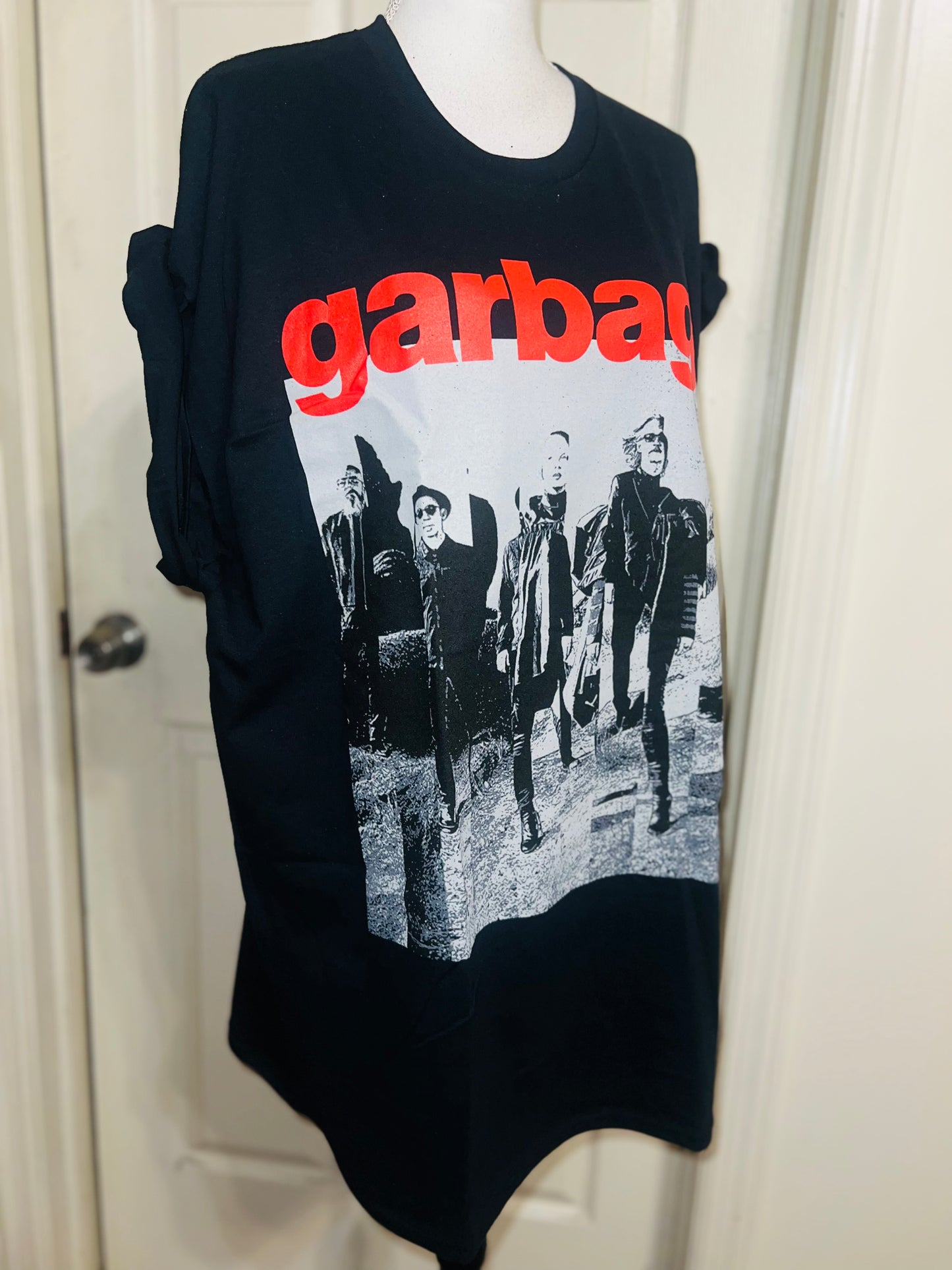 Garbage Oversized Distressed Tee