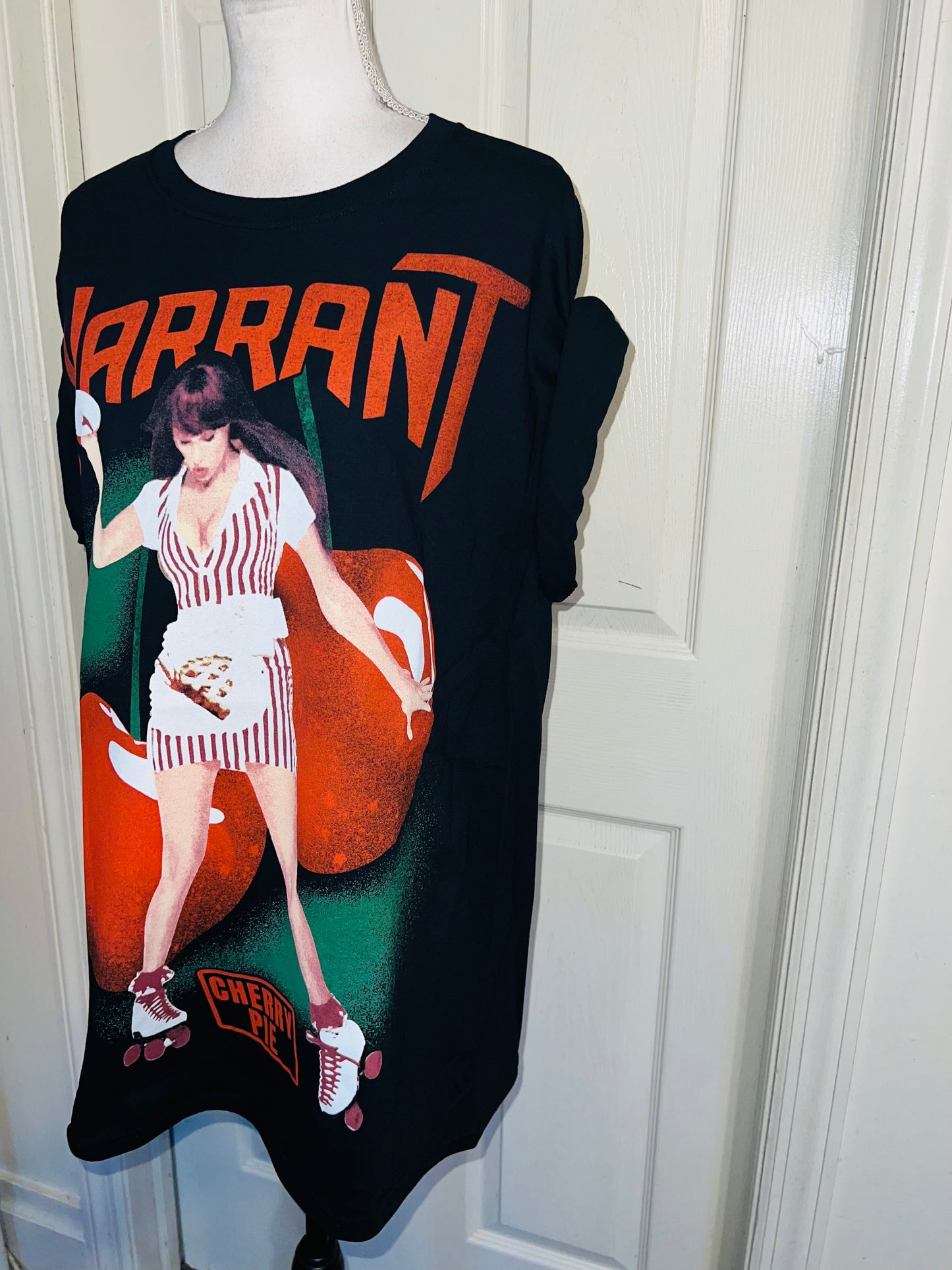Warrant Double Sided Oversized Distressed Tee