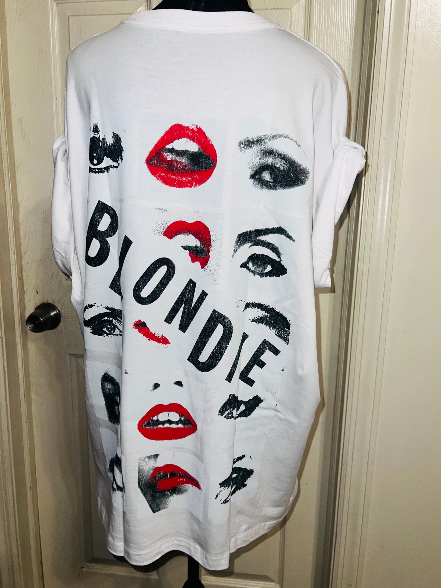 Blondie Double SIded Oversized Distressed Tee