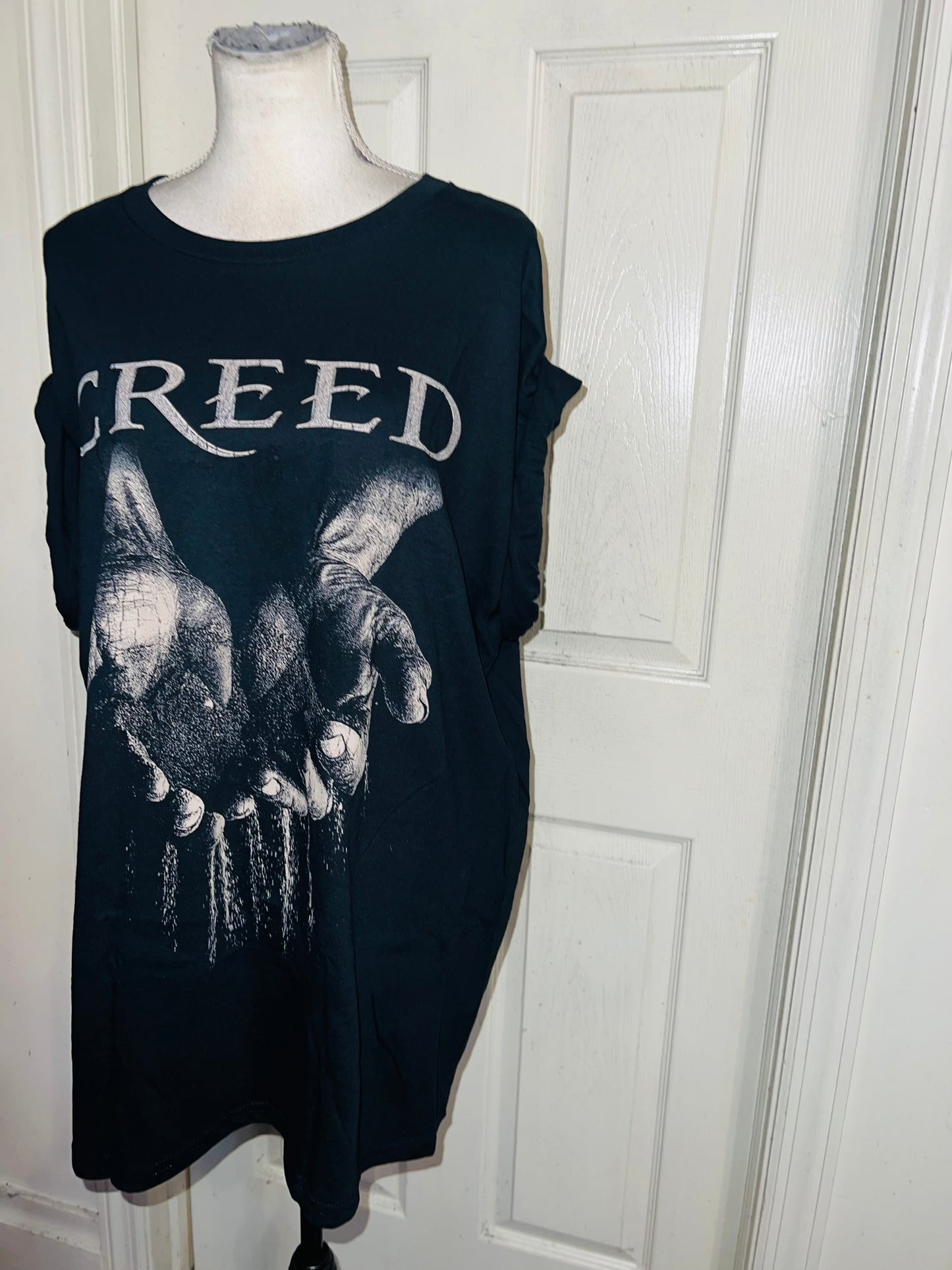 Creed Oversized Distressed Tee