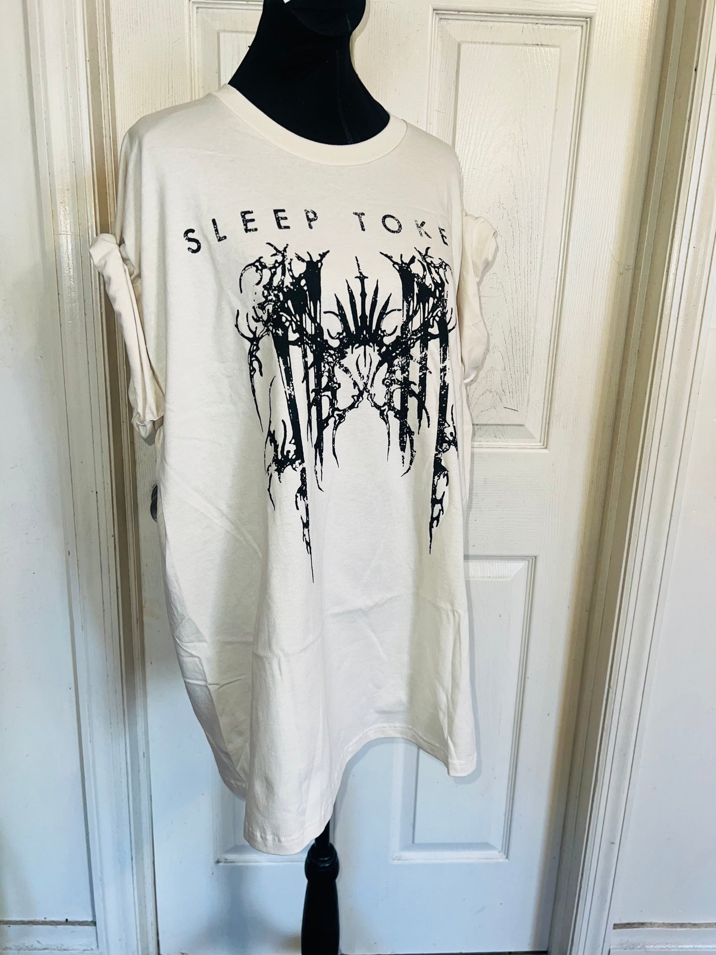 Sleep Token Oversized Distressed Tee