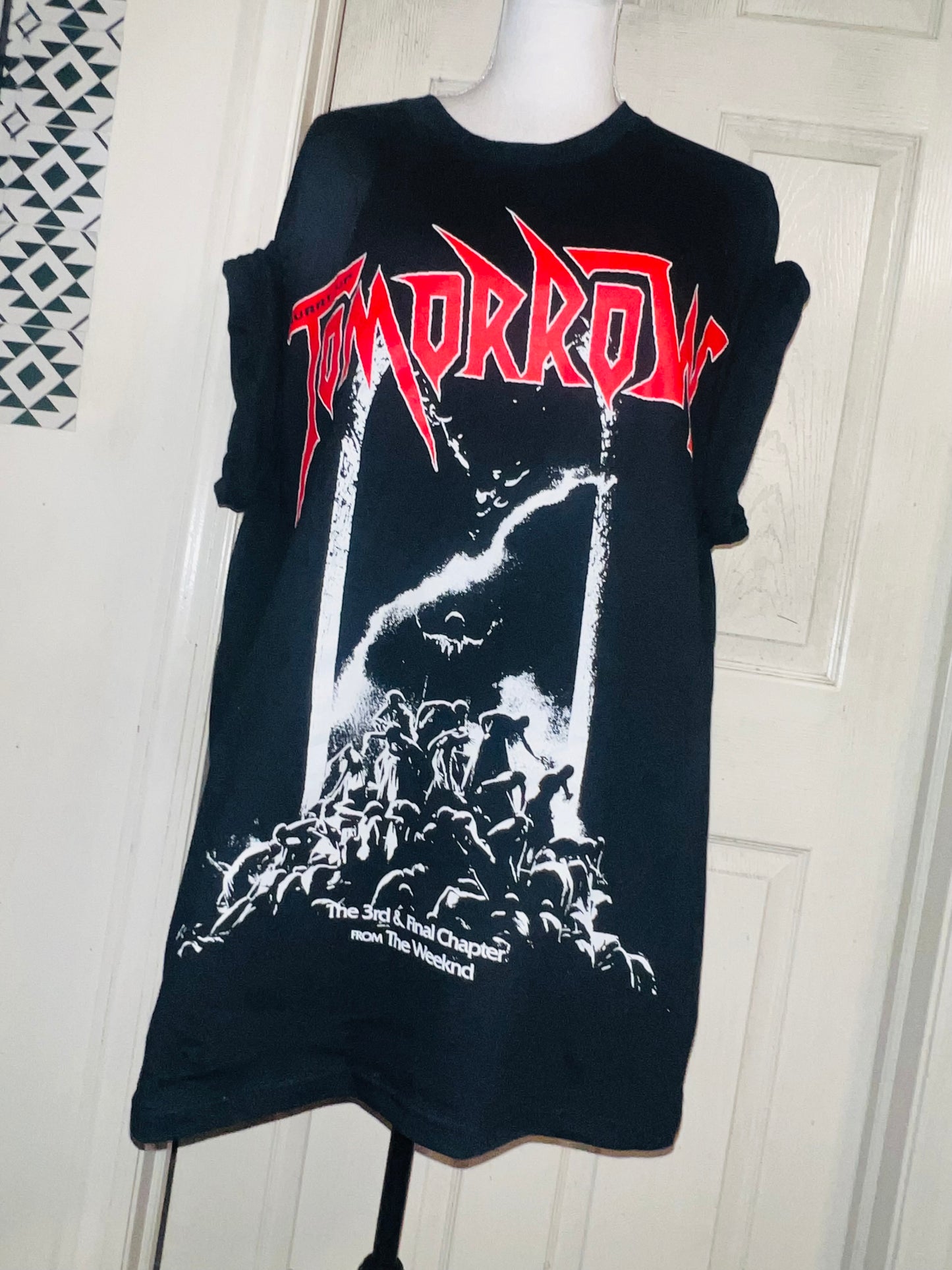 The Weeknd Oversized Distressed Tee