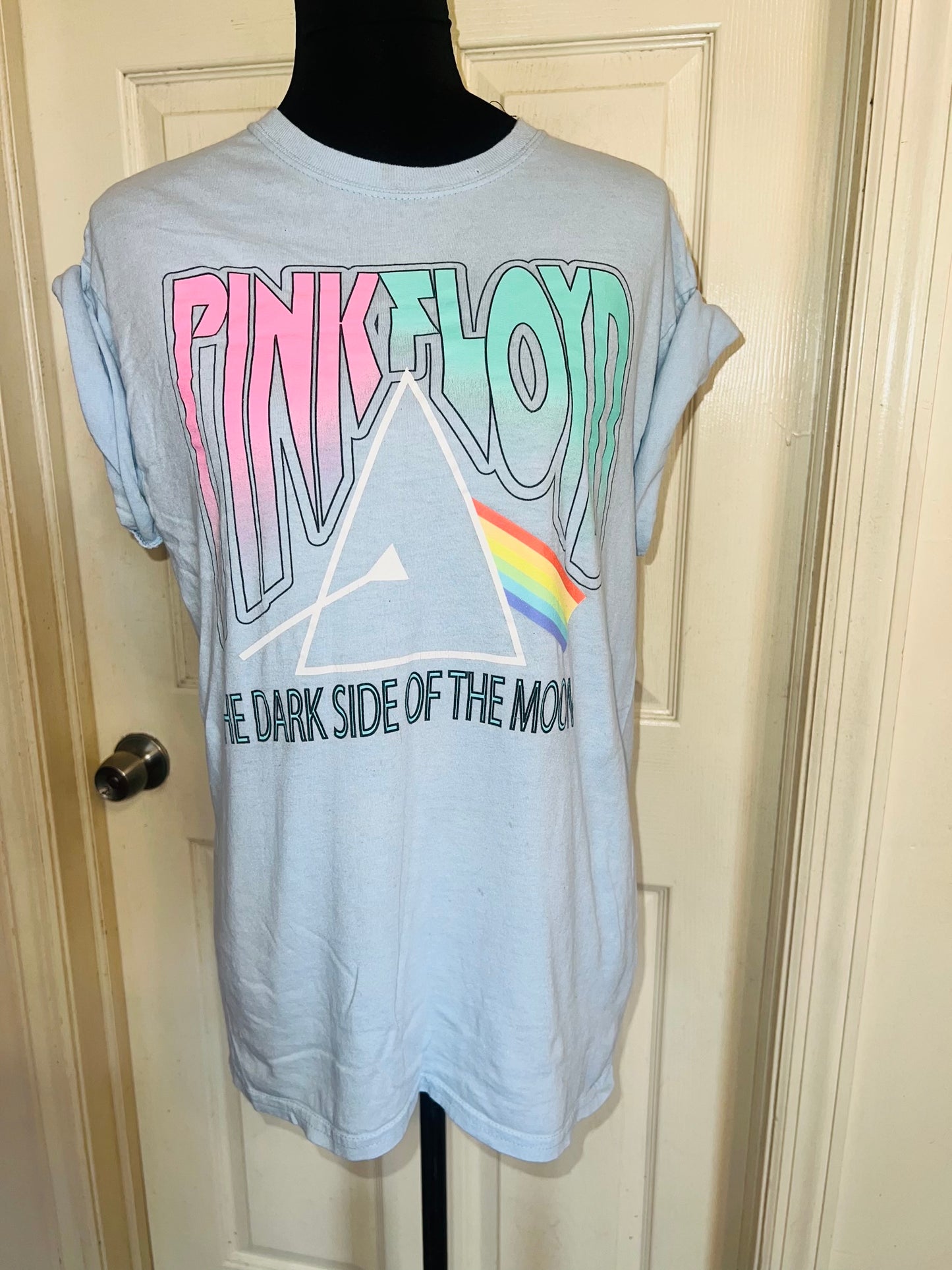 Pink Floyd Oversized Distressed Tee