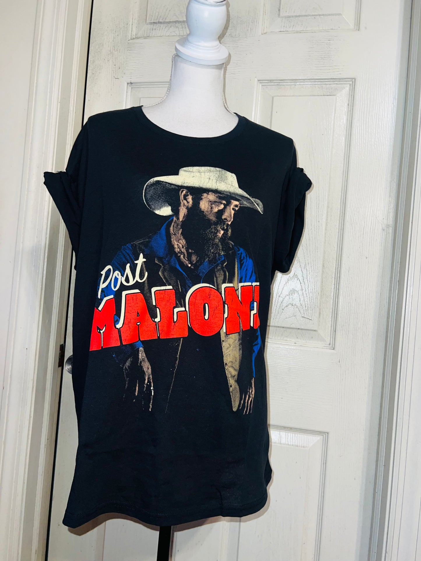 Post Malone Oversized Distressed Tee