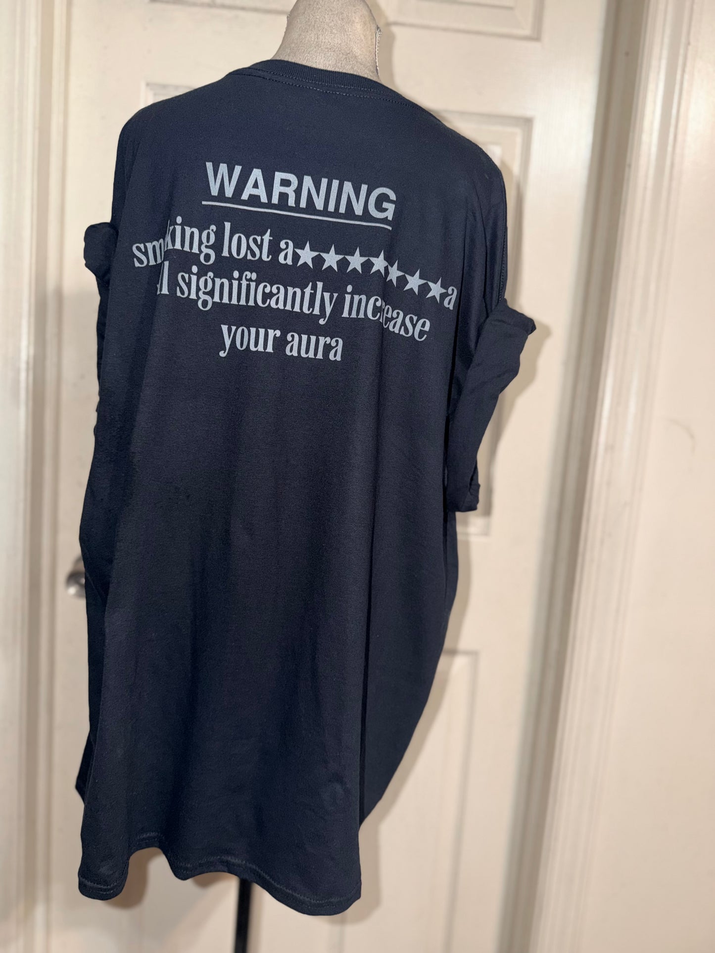 Machine Gun Kelly Double Sided Oversized Distressed Tee