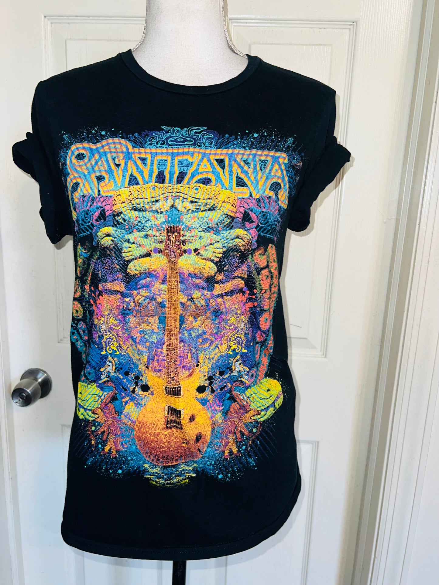 Santana Vintage Oversized Distressed Tee