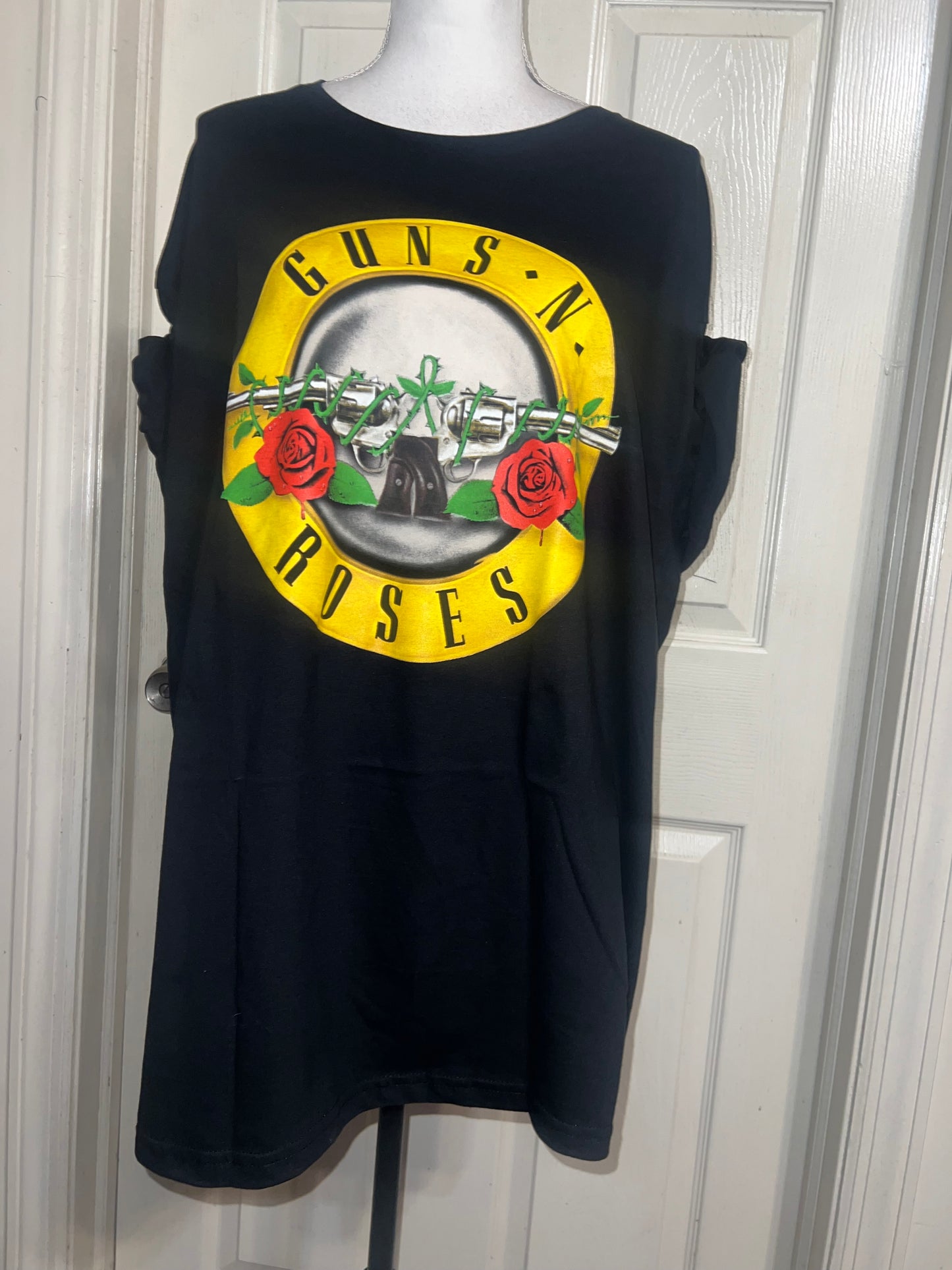 Guns n Roses Oversized Distressed Tee