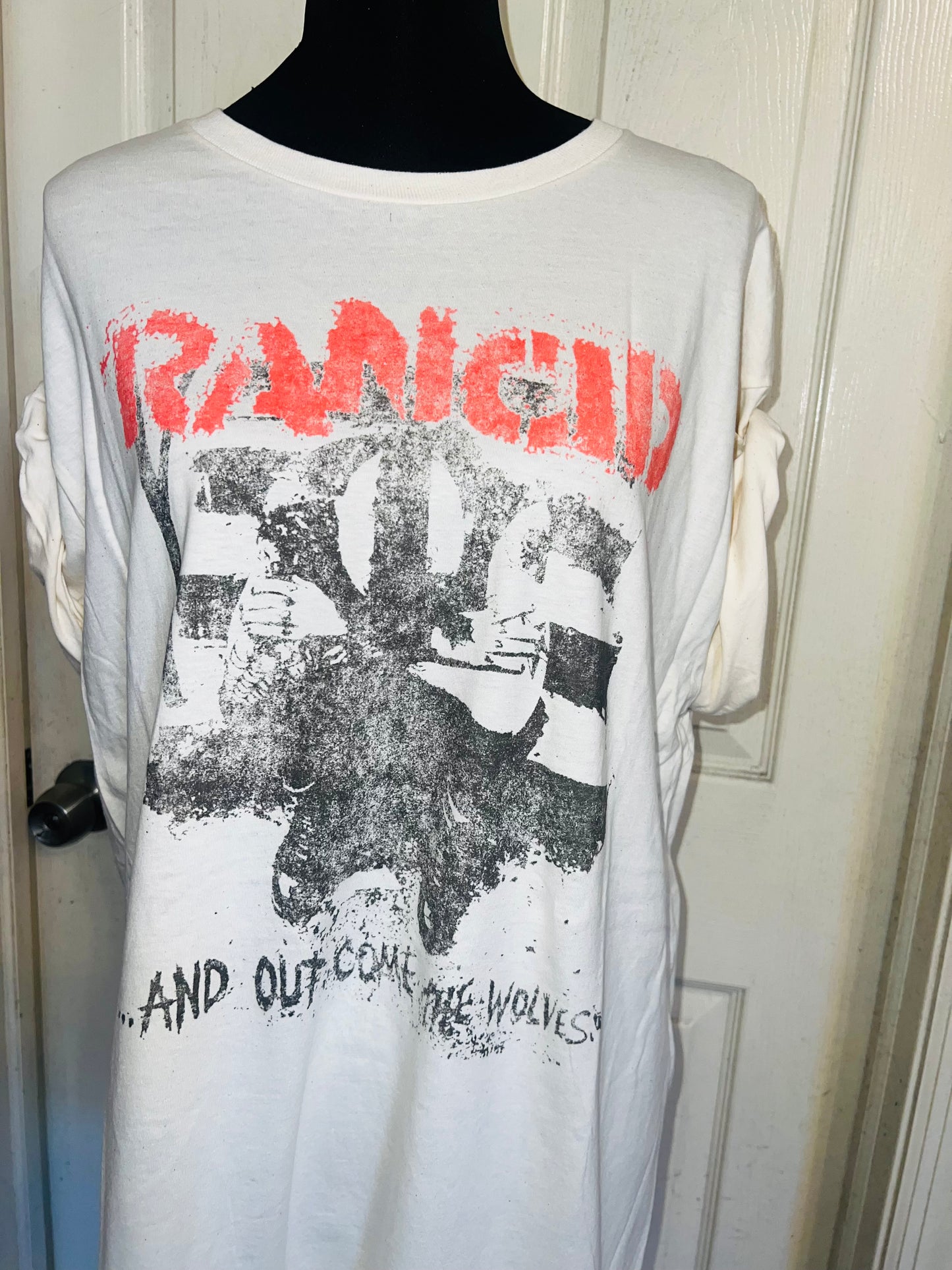 Rancid Oversized Distressed Tee