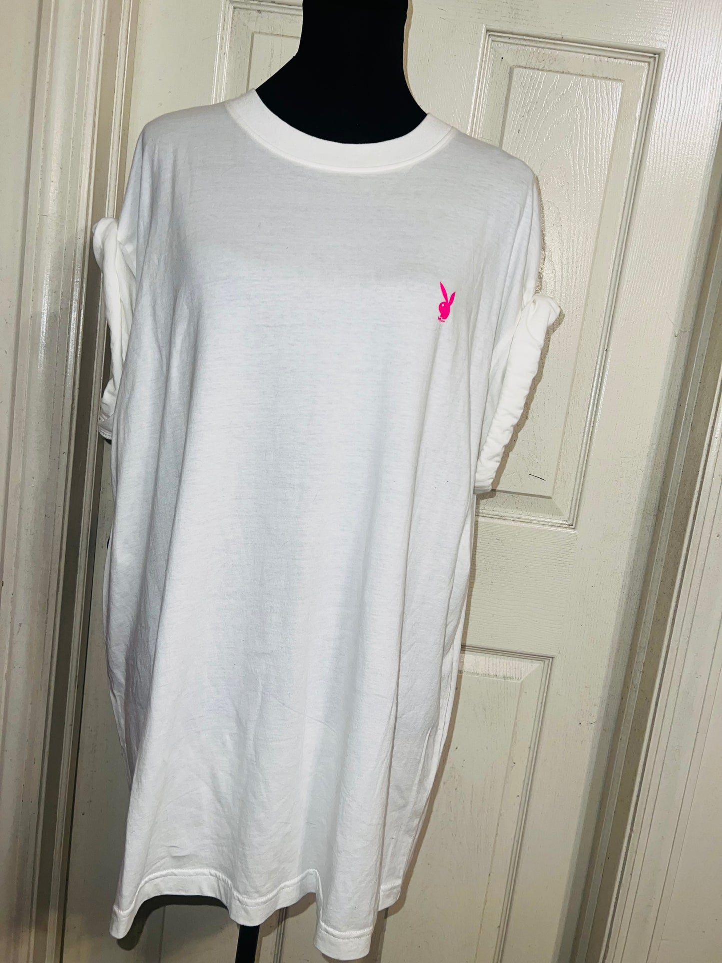 Playboy Surf Club Double Sided Oversized Distressed Tee