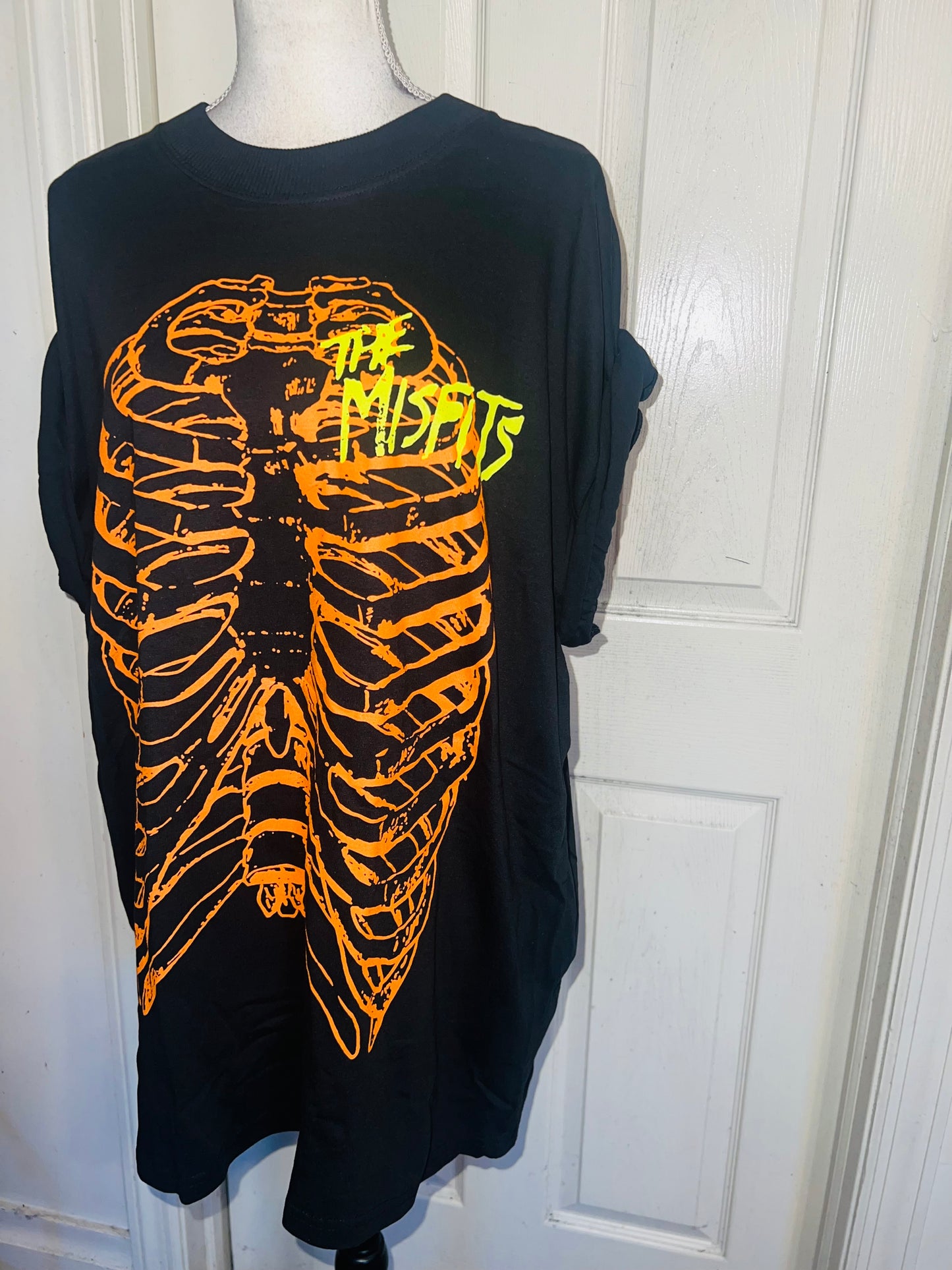 Misfits Double Sided Oversized Distressed Tee