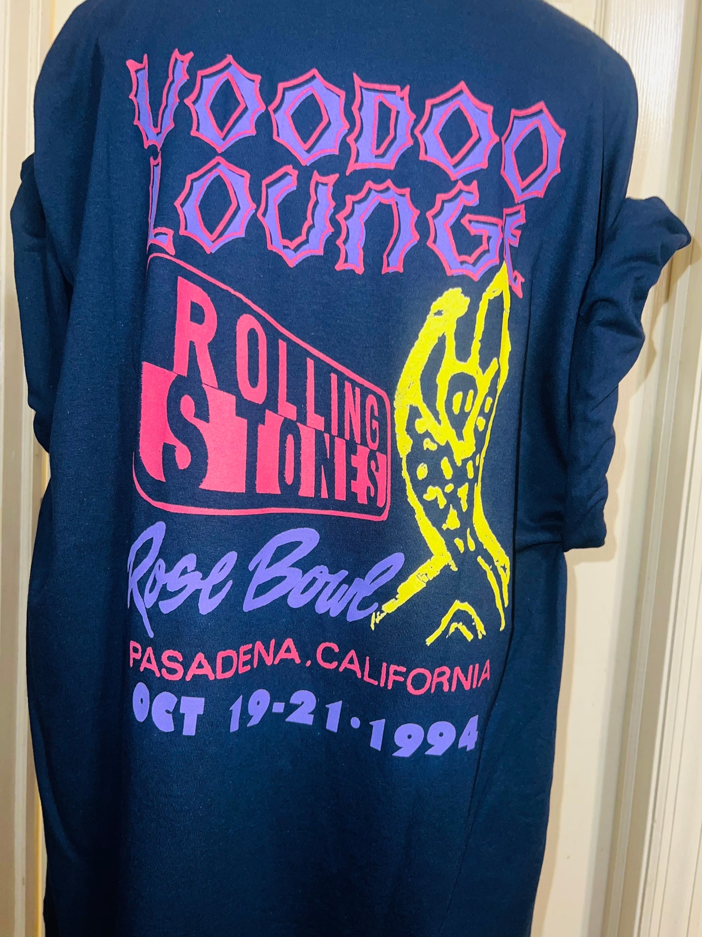 The Rolling Stones Double Sided Oversized Distressed Tee