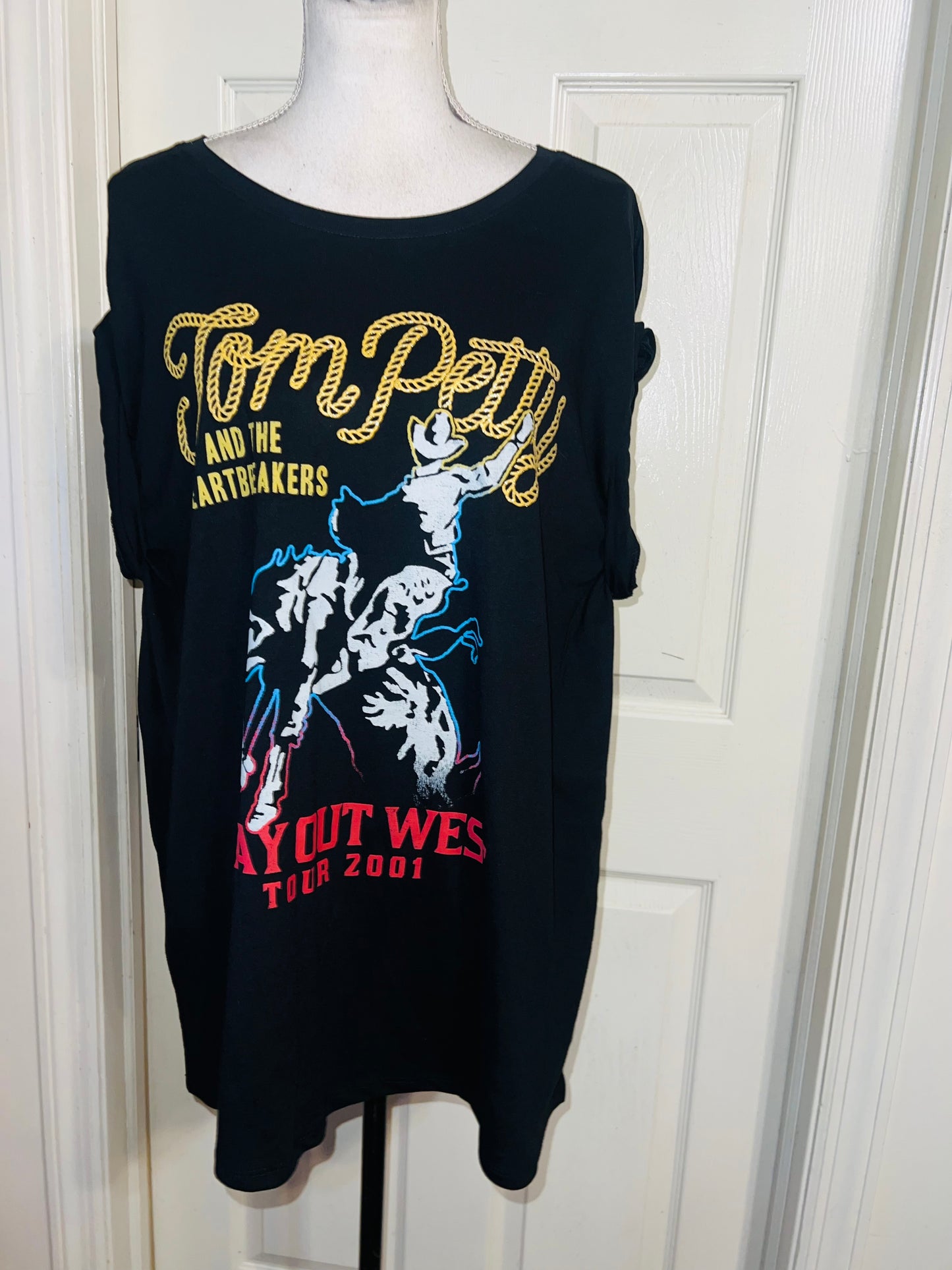 Tom Petty & The Heartbreakers Oversized Distressed Tee