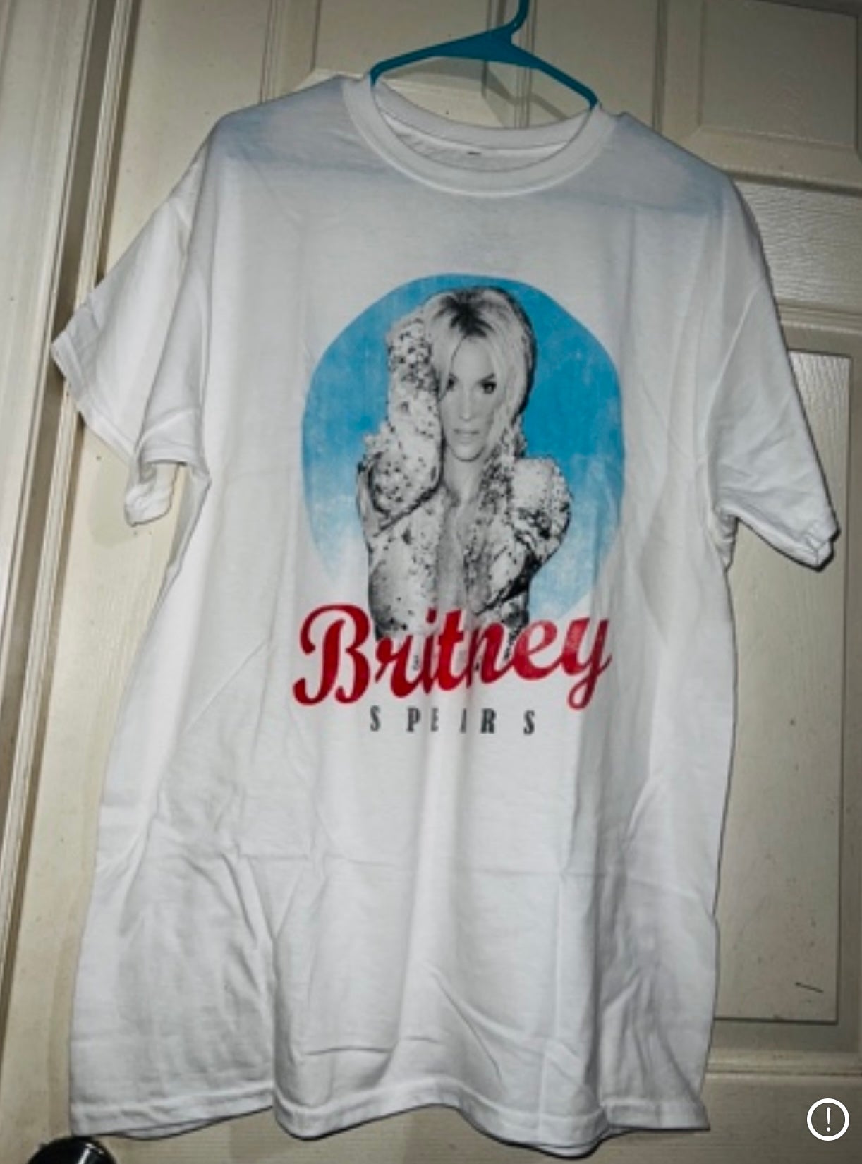 Britney Spears Oversized Distressed Tee