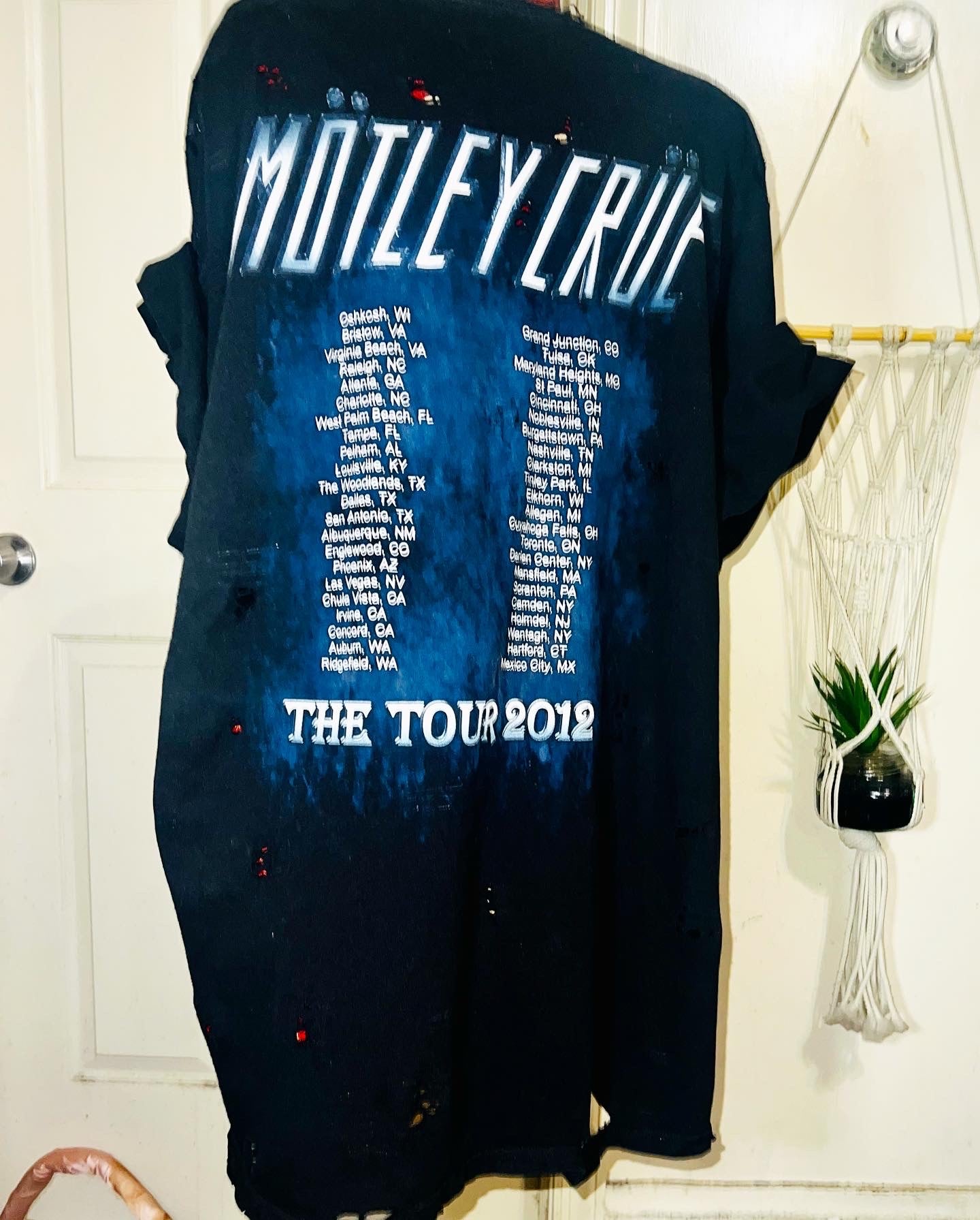 2012 Vintage Motley Crue Oversized Tee