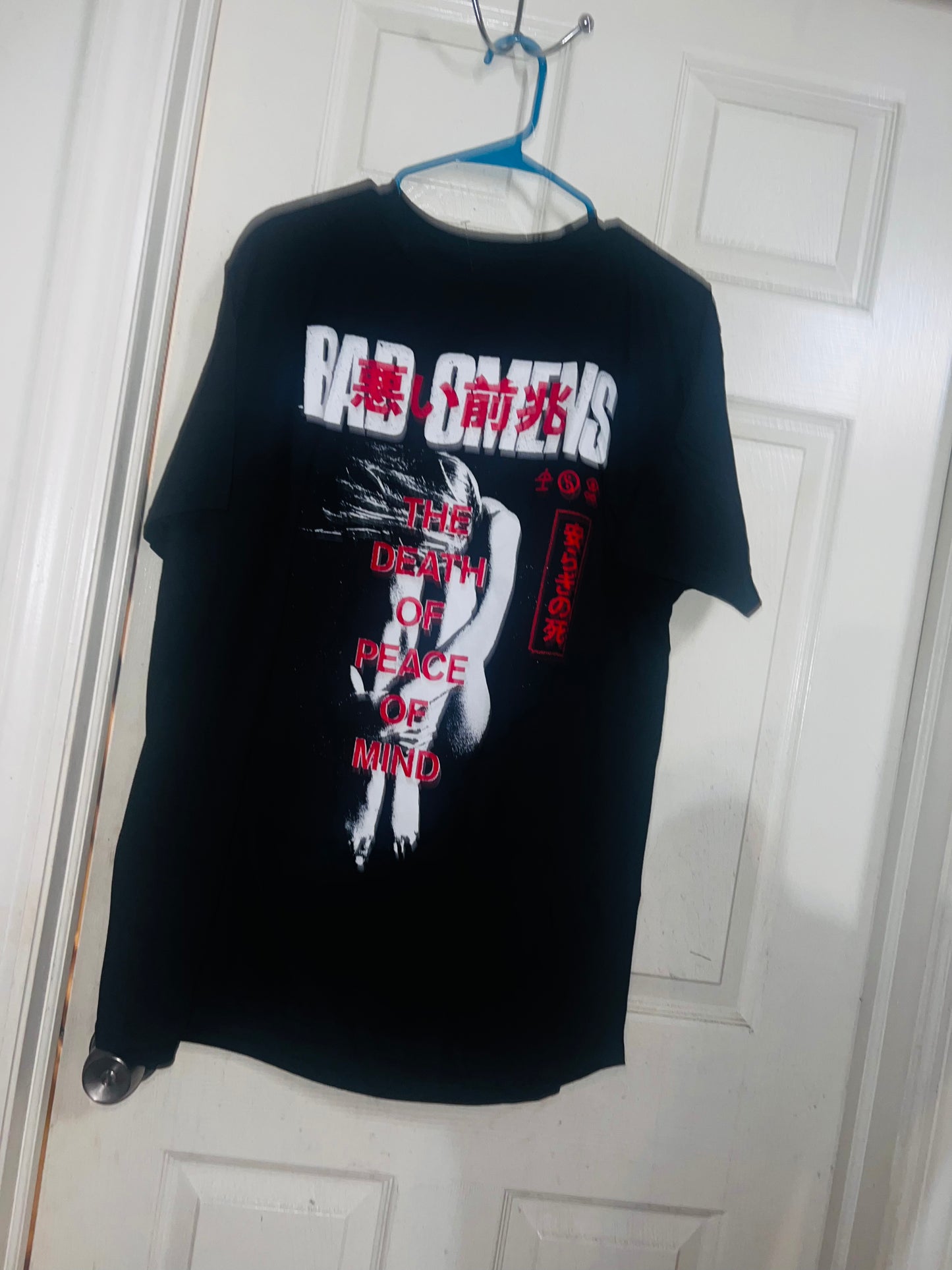 Bad Omens Oversized Distressed Tee