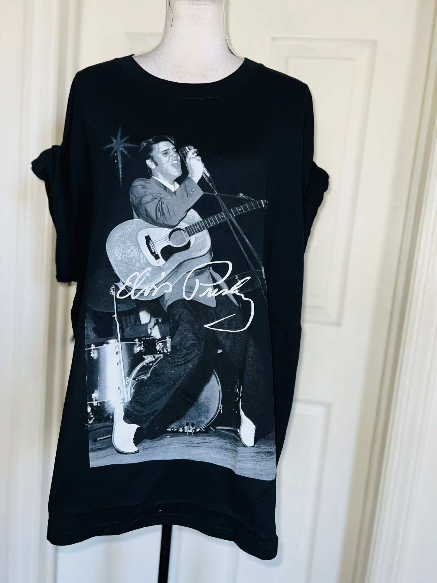Elvis Presley Oversized Distressed Tee