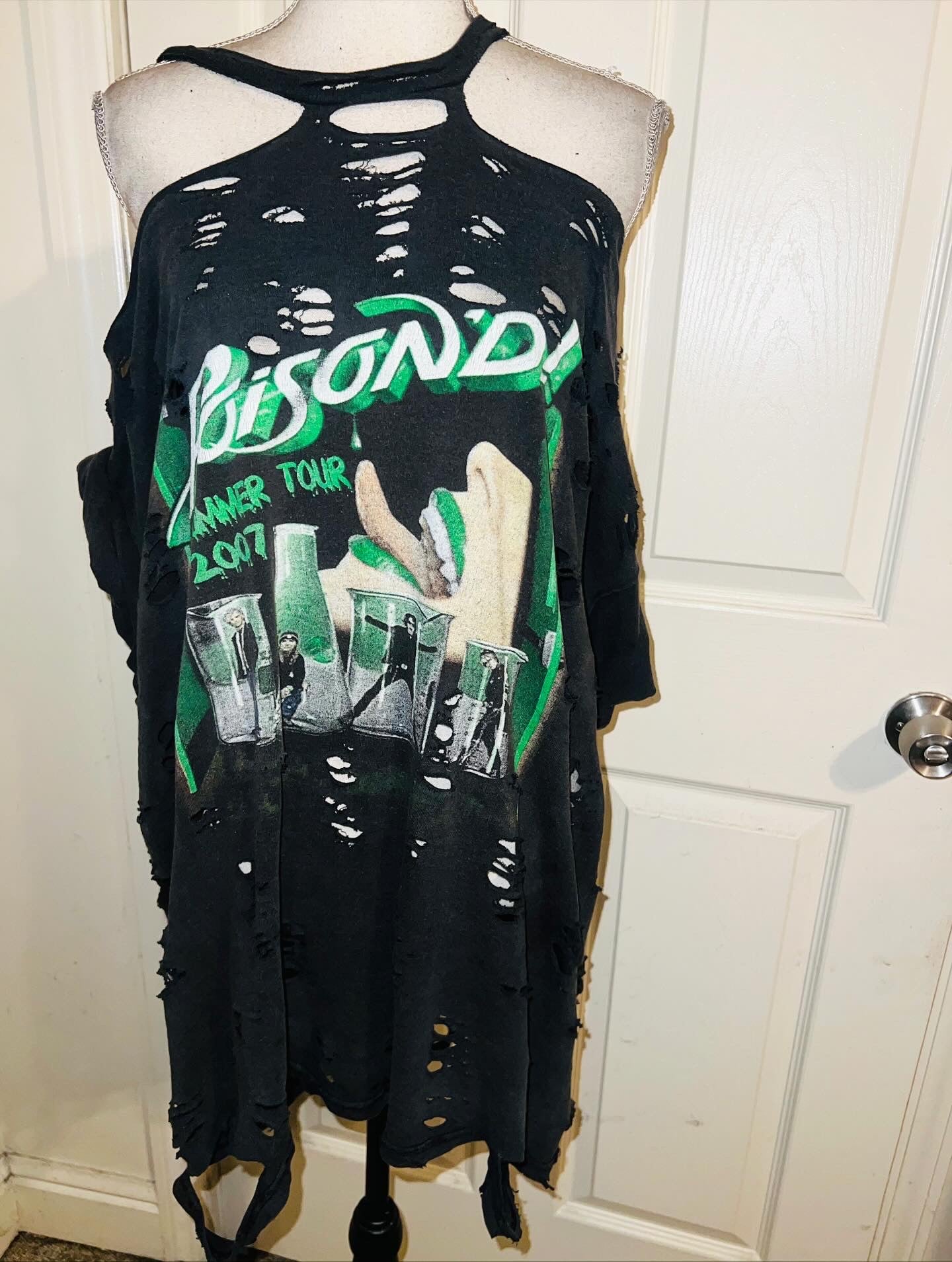 Poison Double Sided Distressed Vintage Tee
