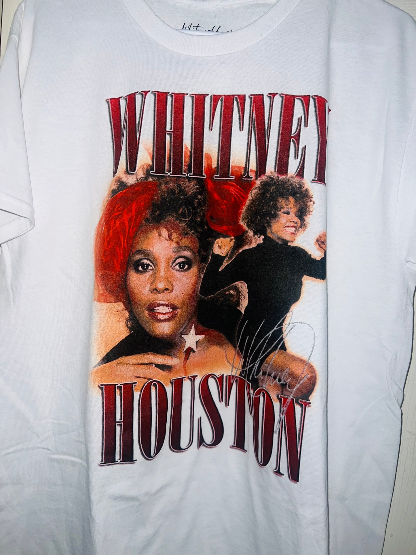 Whitney Houston Double Sided ‘86 Tour Oversized Tee