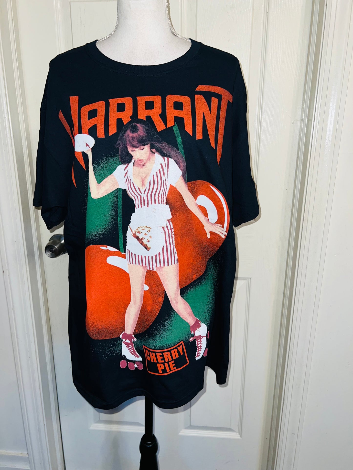 Warrant Double Sided Oversized Distressed Tee