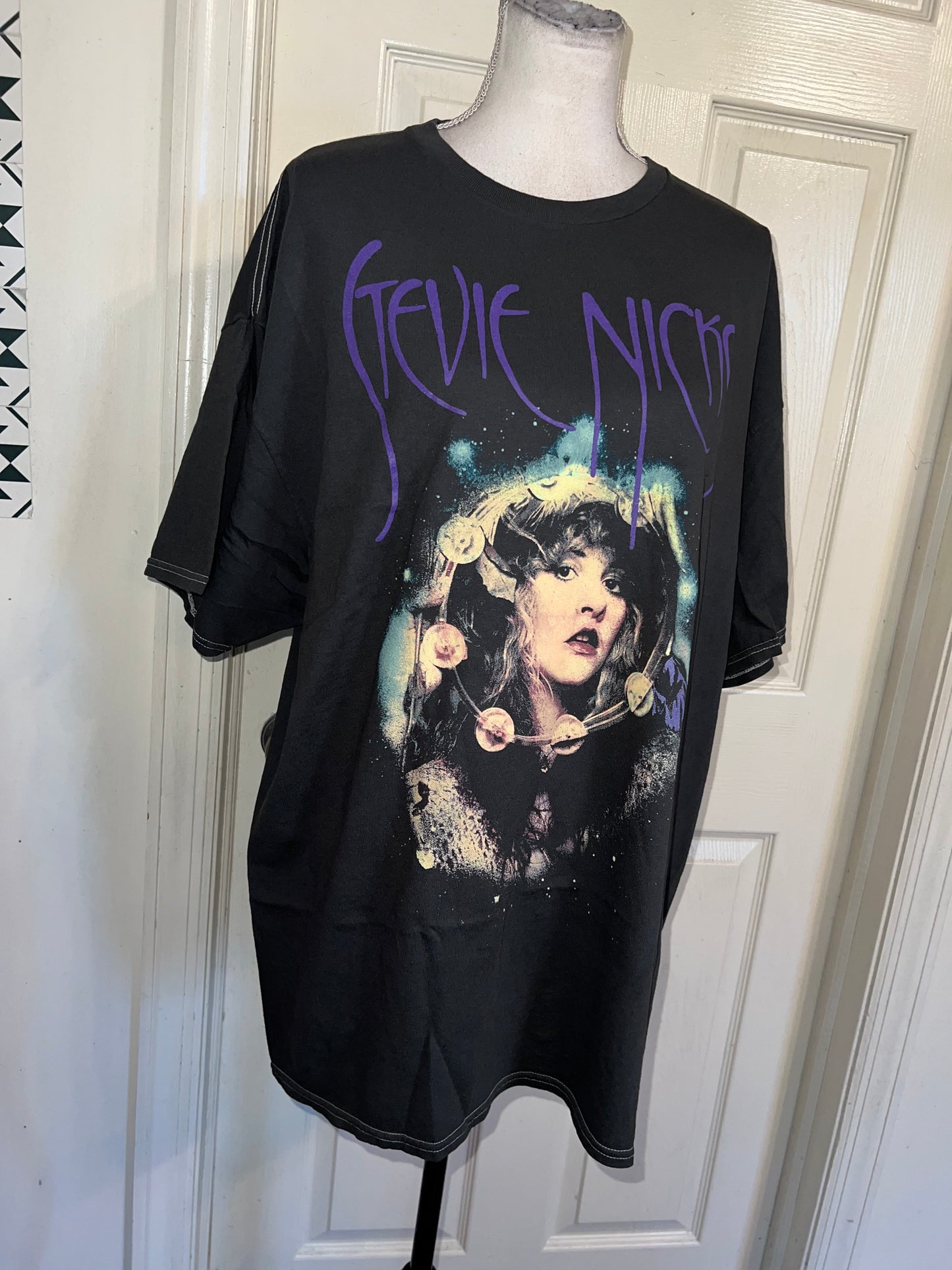Stevie Nicks Oversized Distressed Tee