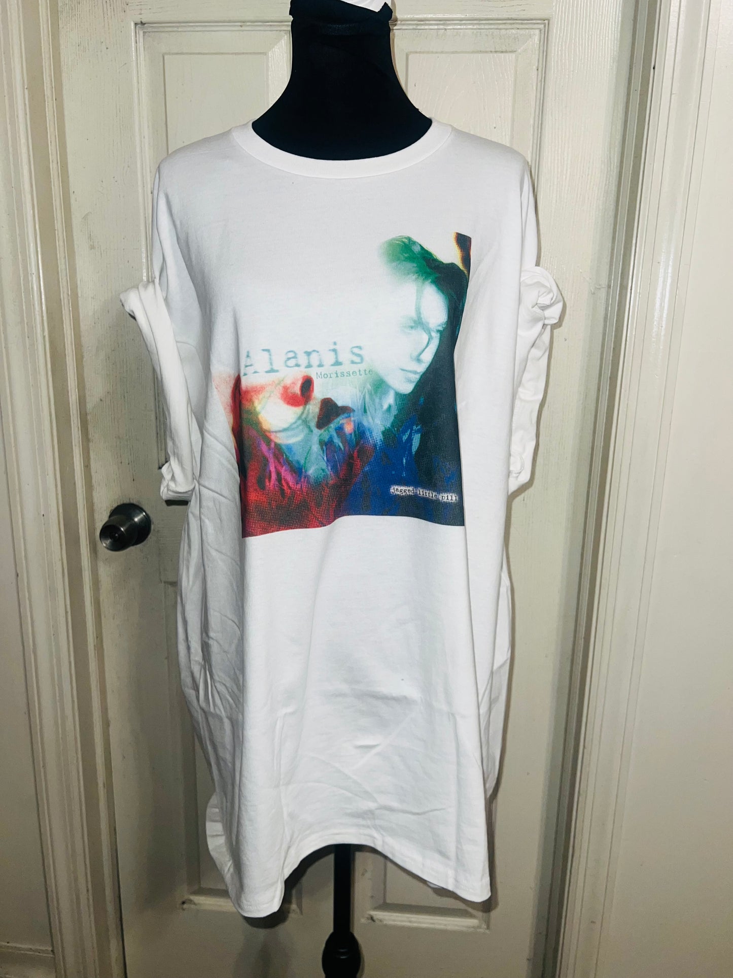 Alanis Morissette Oversized Distressed Tee