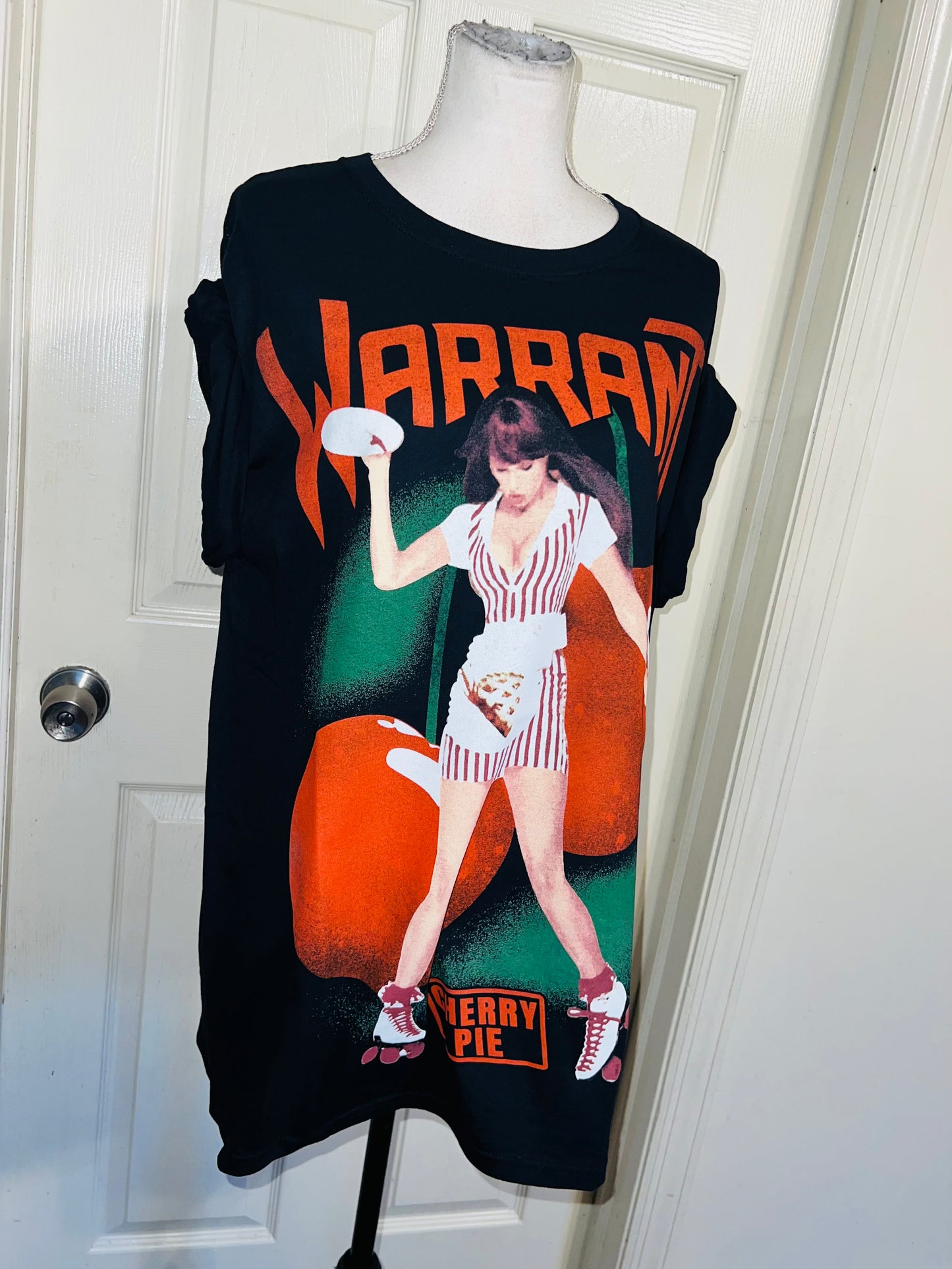 Warrant Double Sided Oversized Distressed Tee