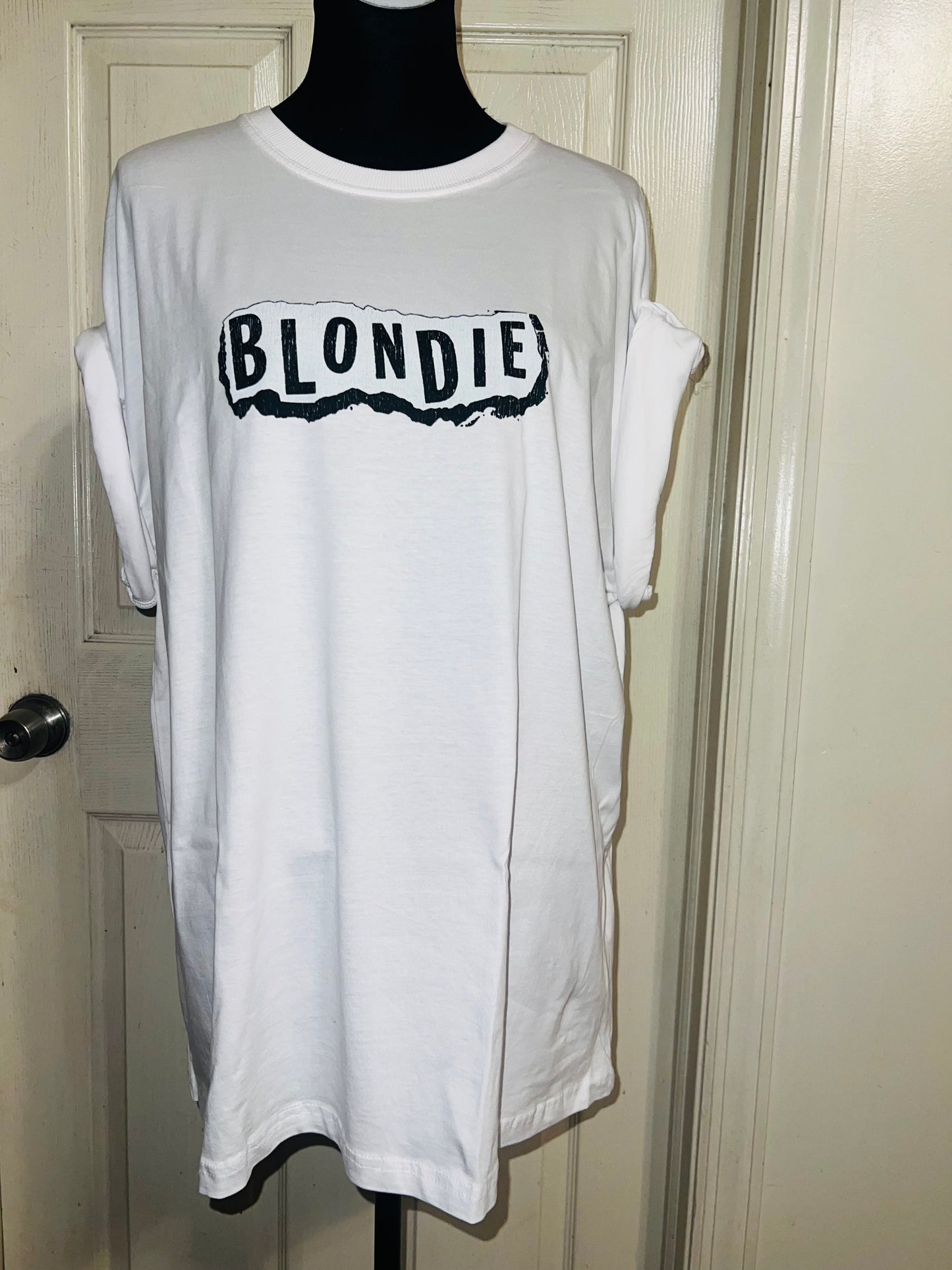 Blondie Double SIded Oversized Distressed Tee