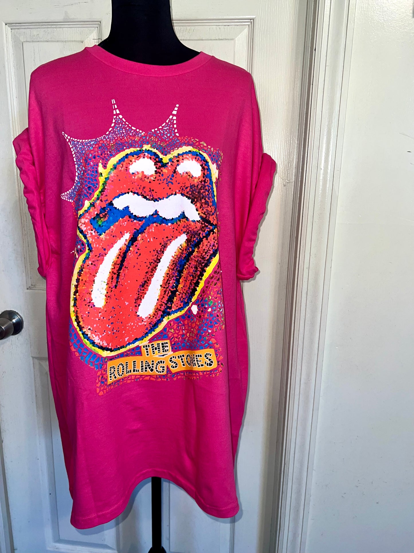 Rolling Stones Oversized Distressed Tee