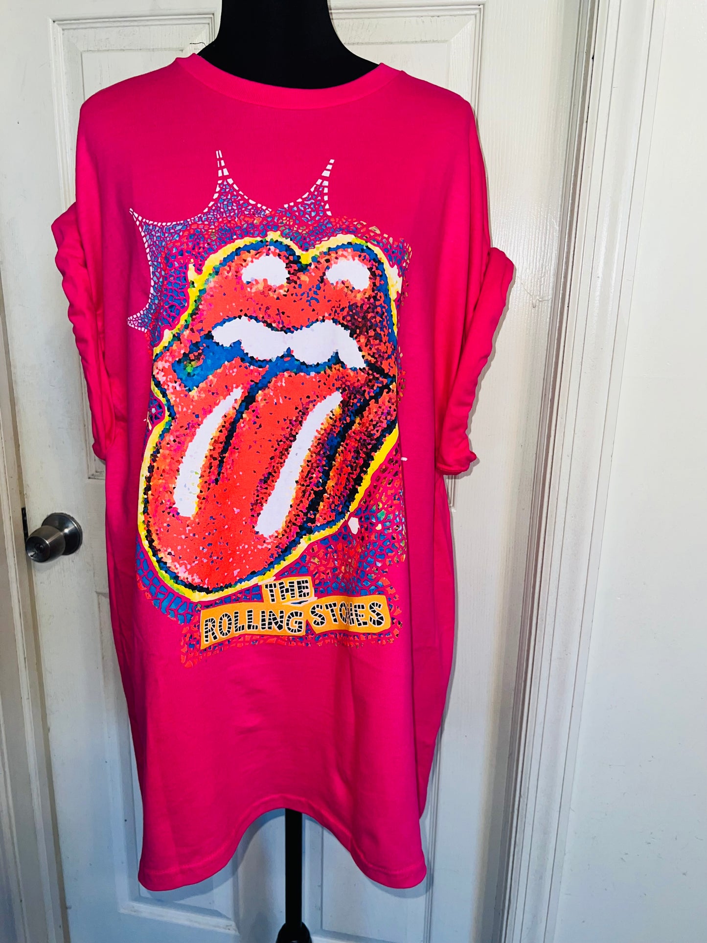 Rolling Stones Oversized Distressed Tee