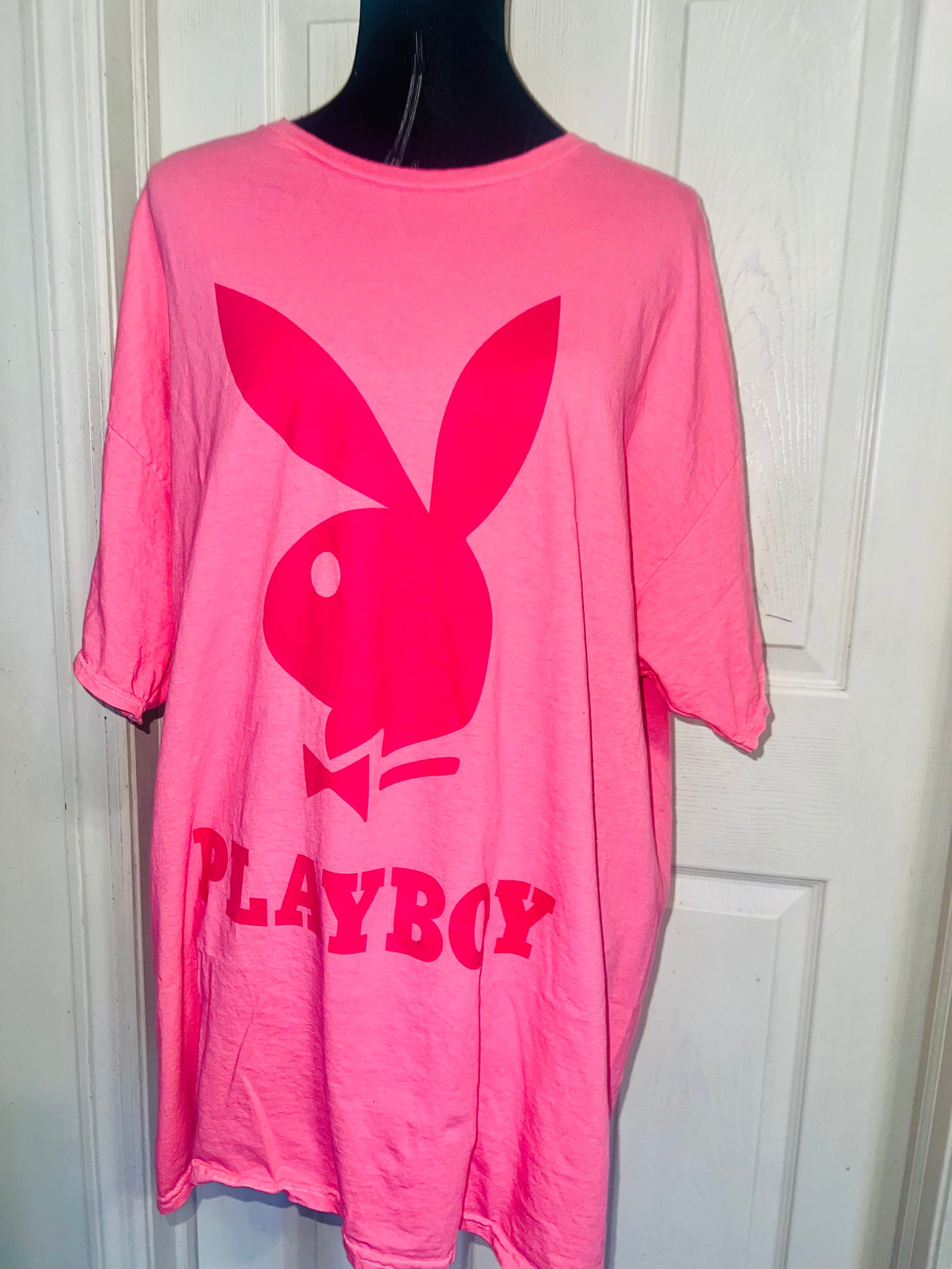 Playboy Oversized Distressed Tee