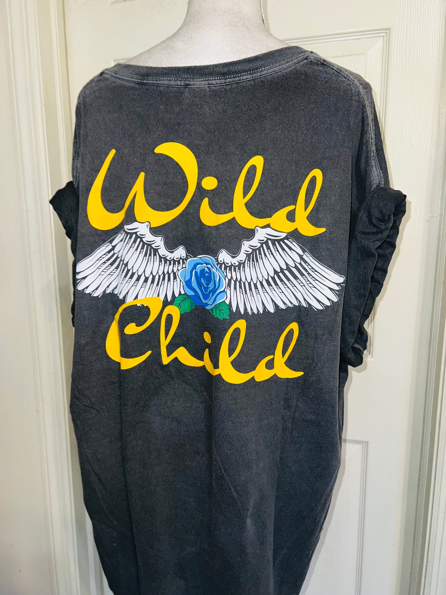 Betty Boop Wild Child Oversized Distressed Tee