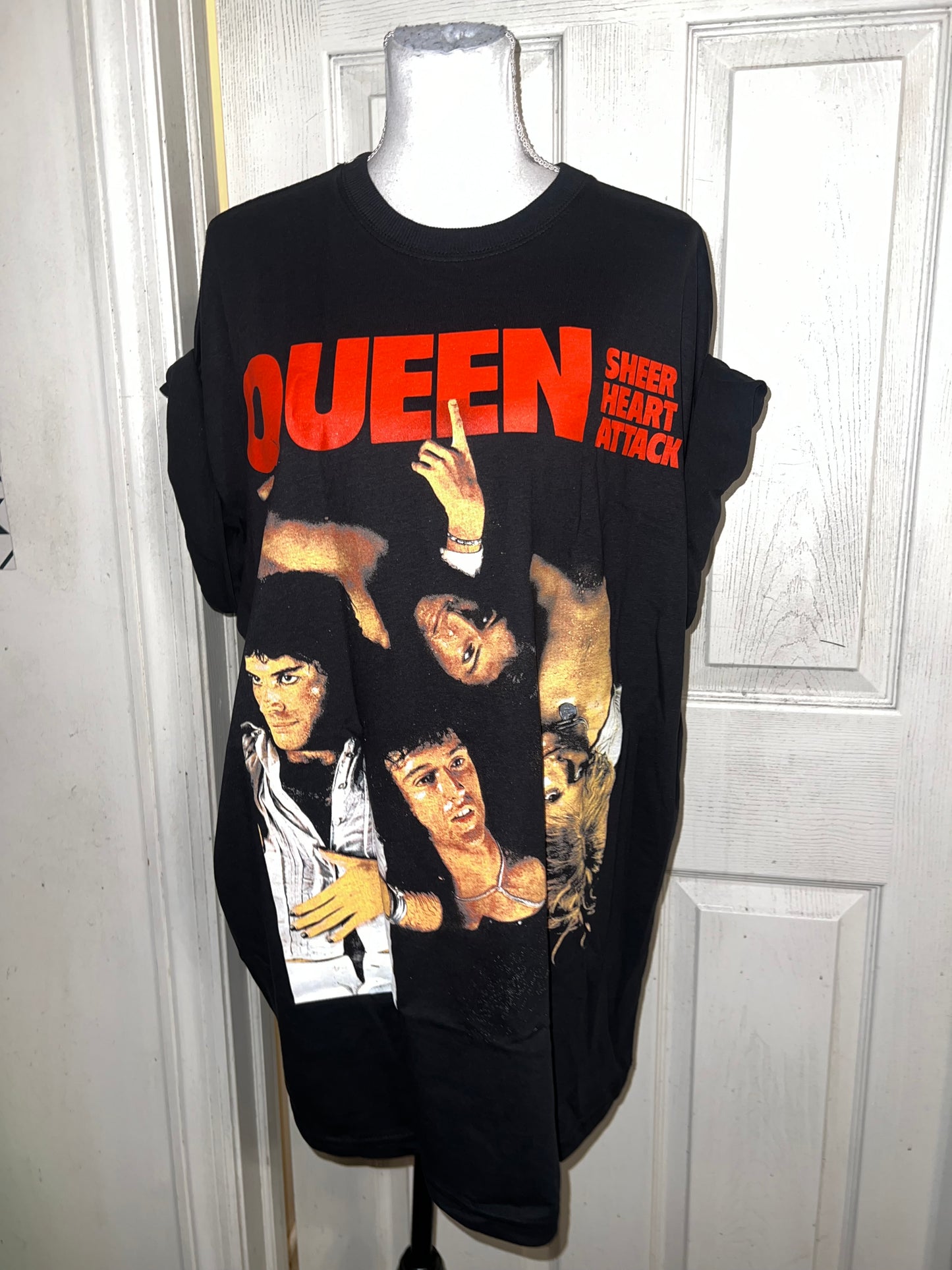 Queen Oversized Distressed Tee