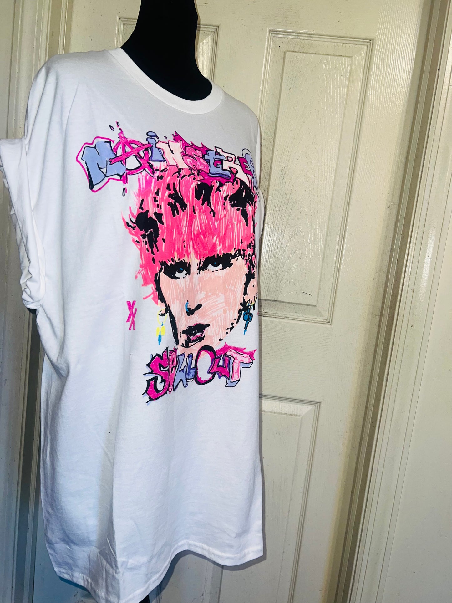 Machine Gun Kelly Oversized Distressed Tee